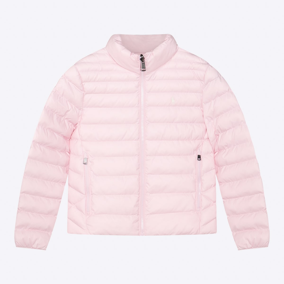 Polo Ralph Lauren Pink Down Jacket In Pink