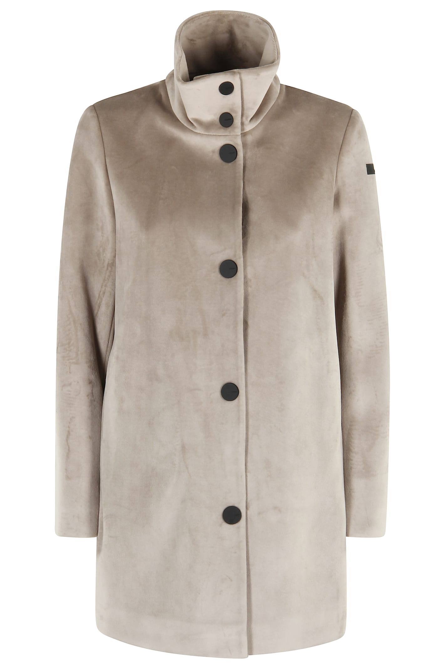Rrd - Roberto Ricci Design Velour Neo Coat Wom Jkt In Neutral