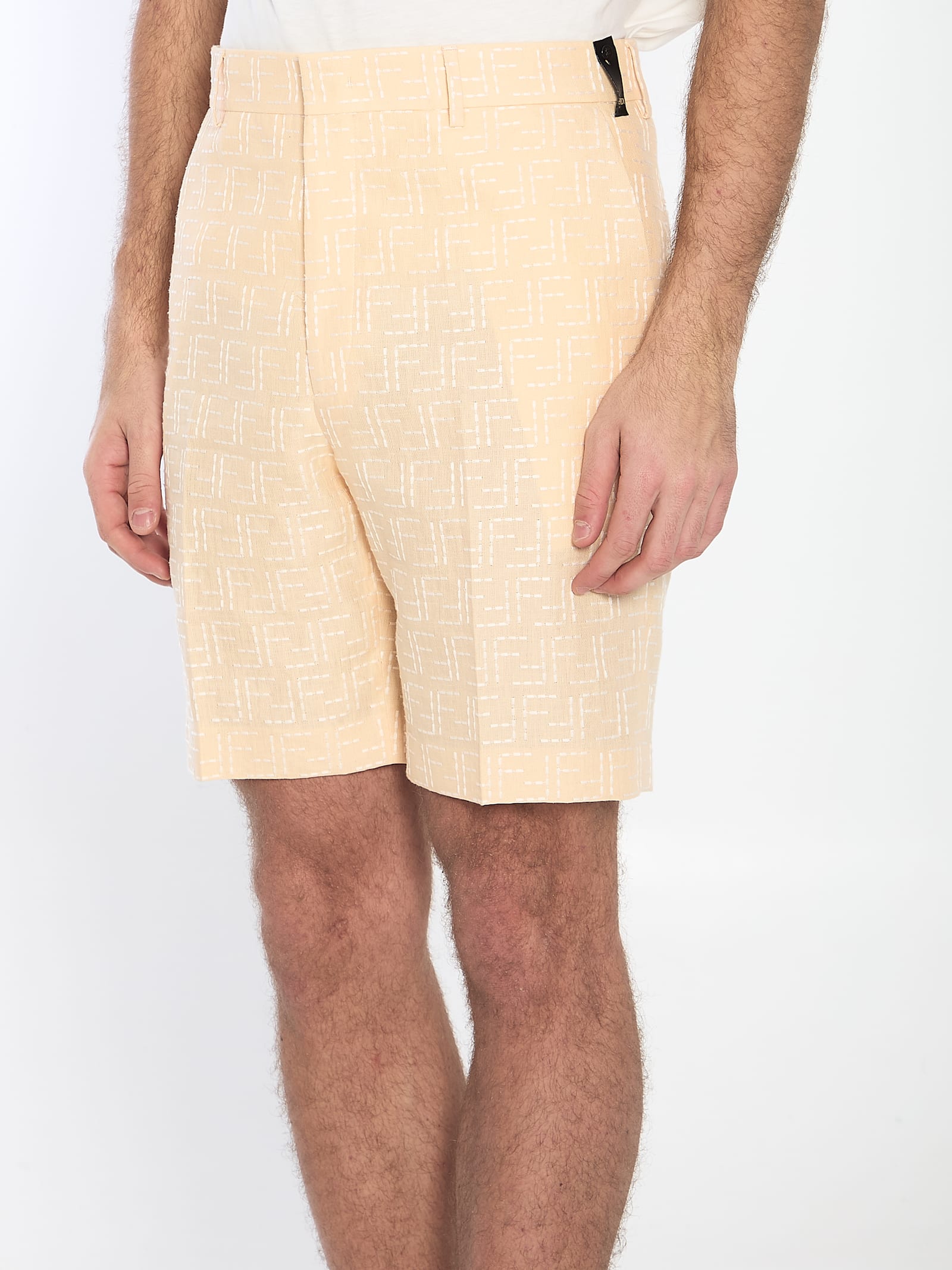 FENDI FF JACQUARD BERMUDA SHORTS