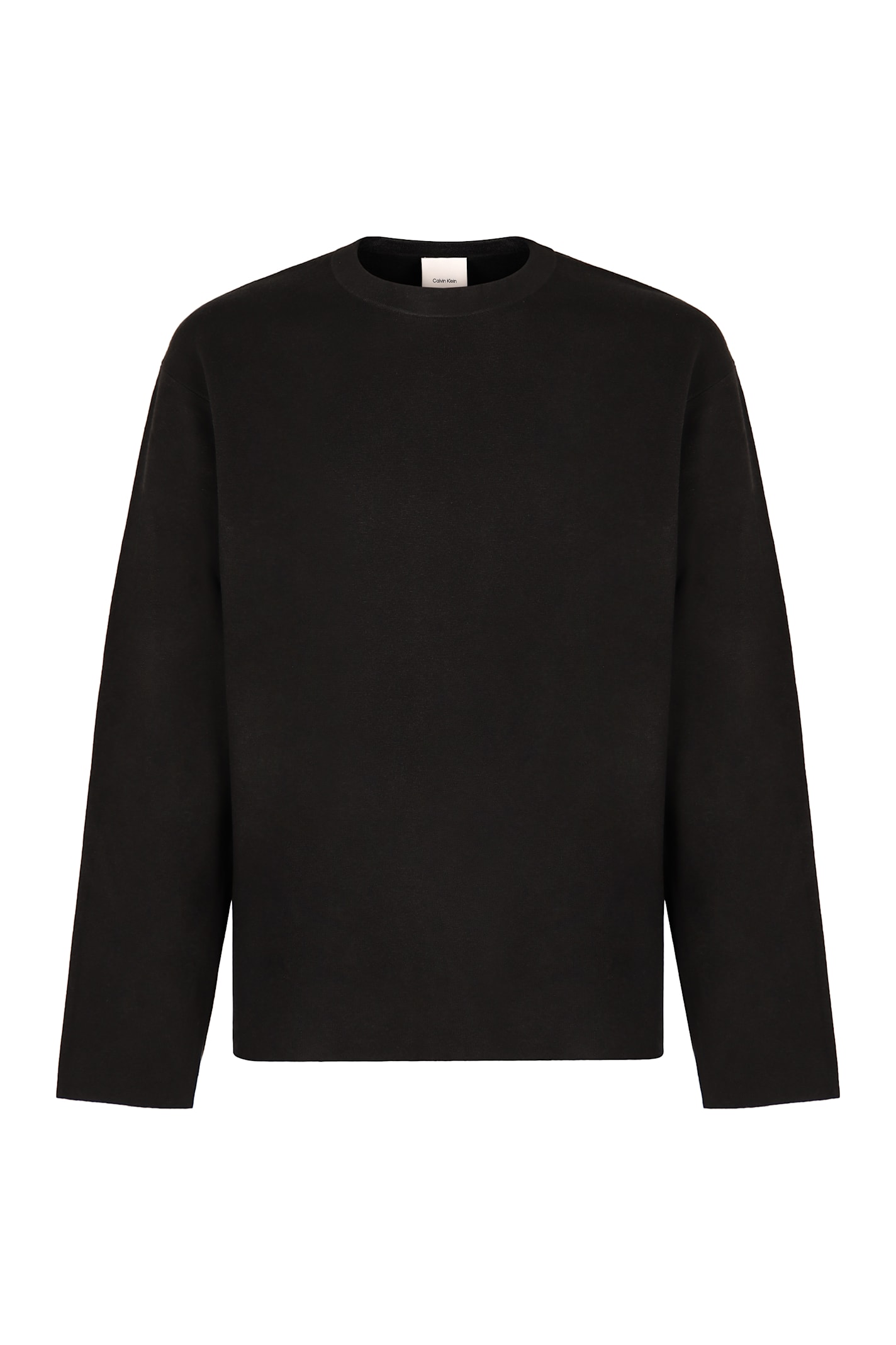 Fine Knit Crew-neck Sweater