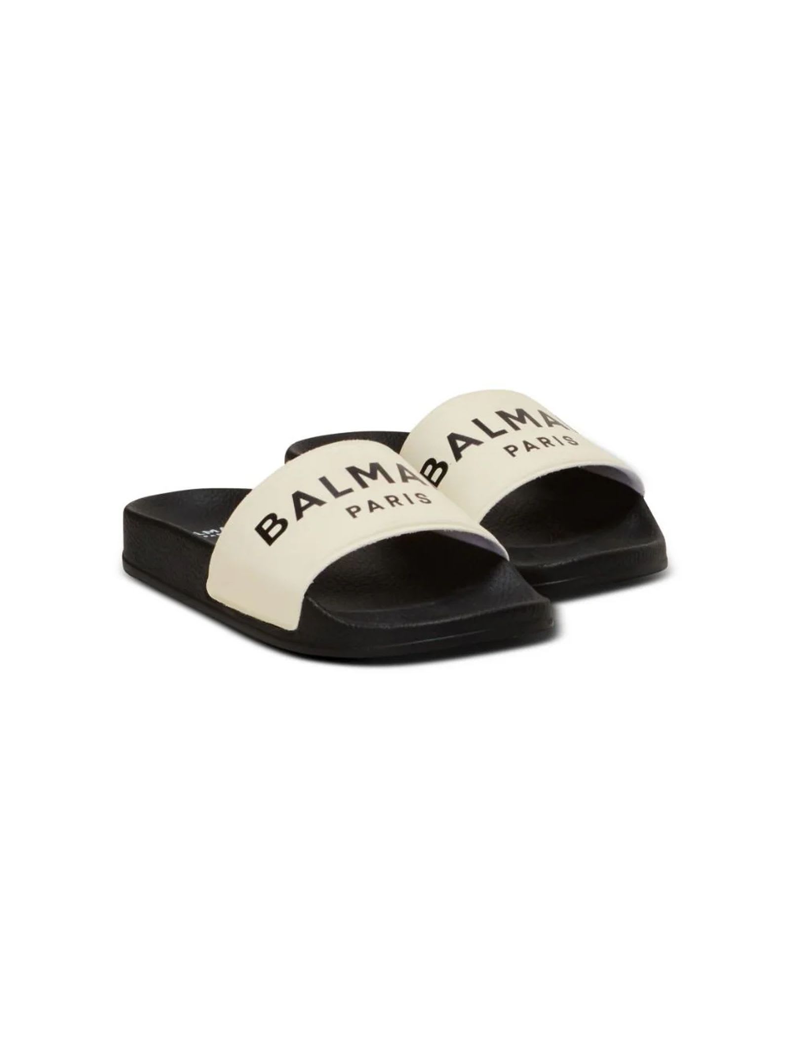 Shop Balmain Sandals Black
