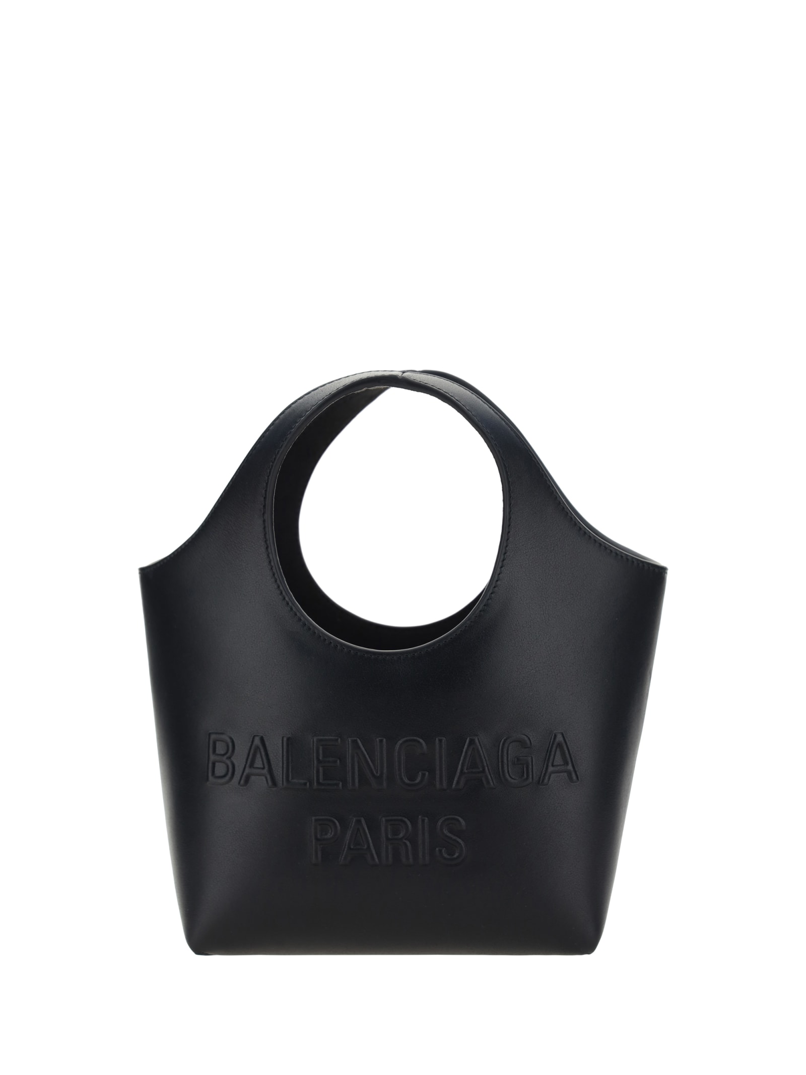 Shop Balenciaga Tote Mary-kate Handbag In Black