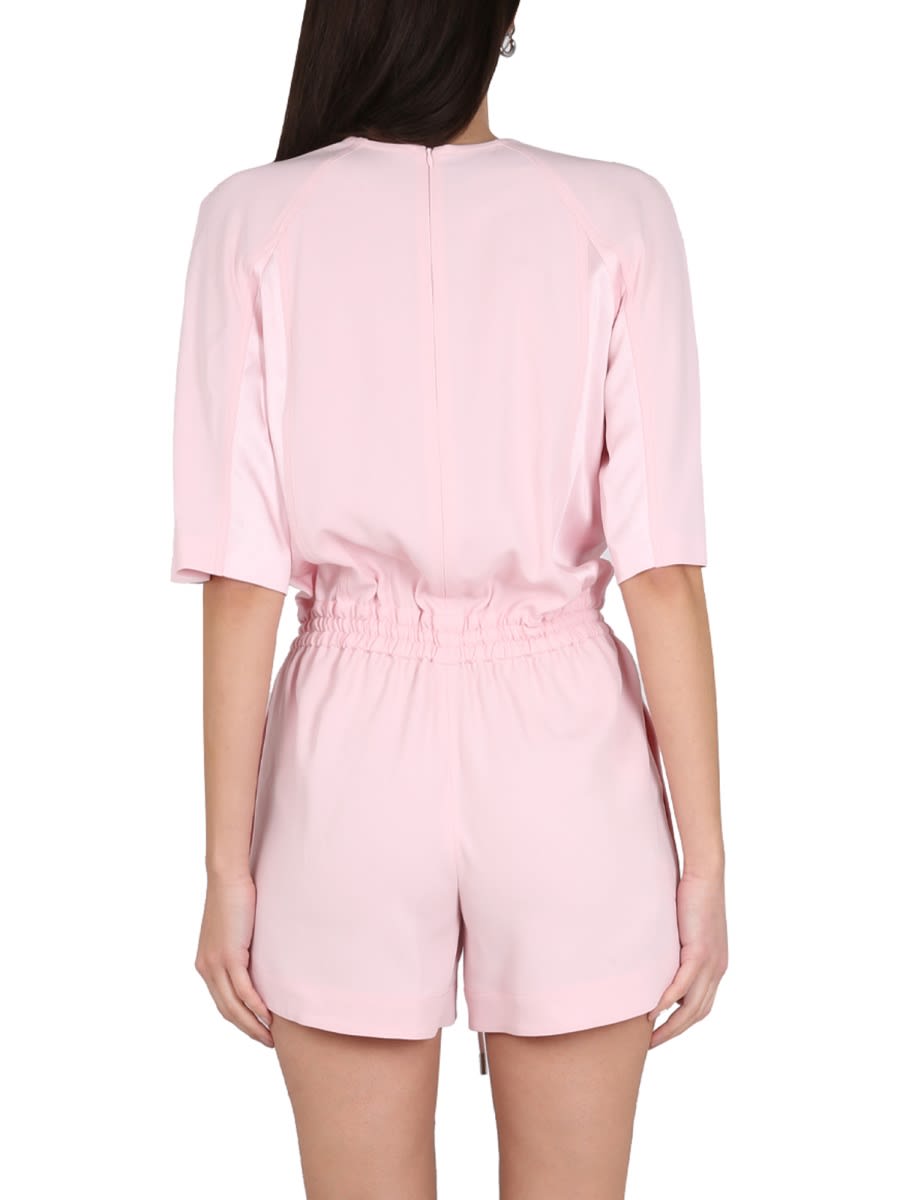 Boutique Moschino Inverted-pleat Detail Shorts In Pink