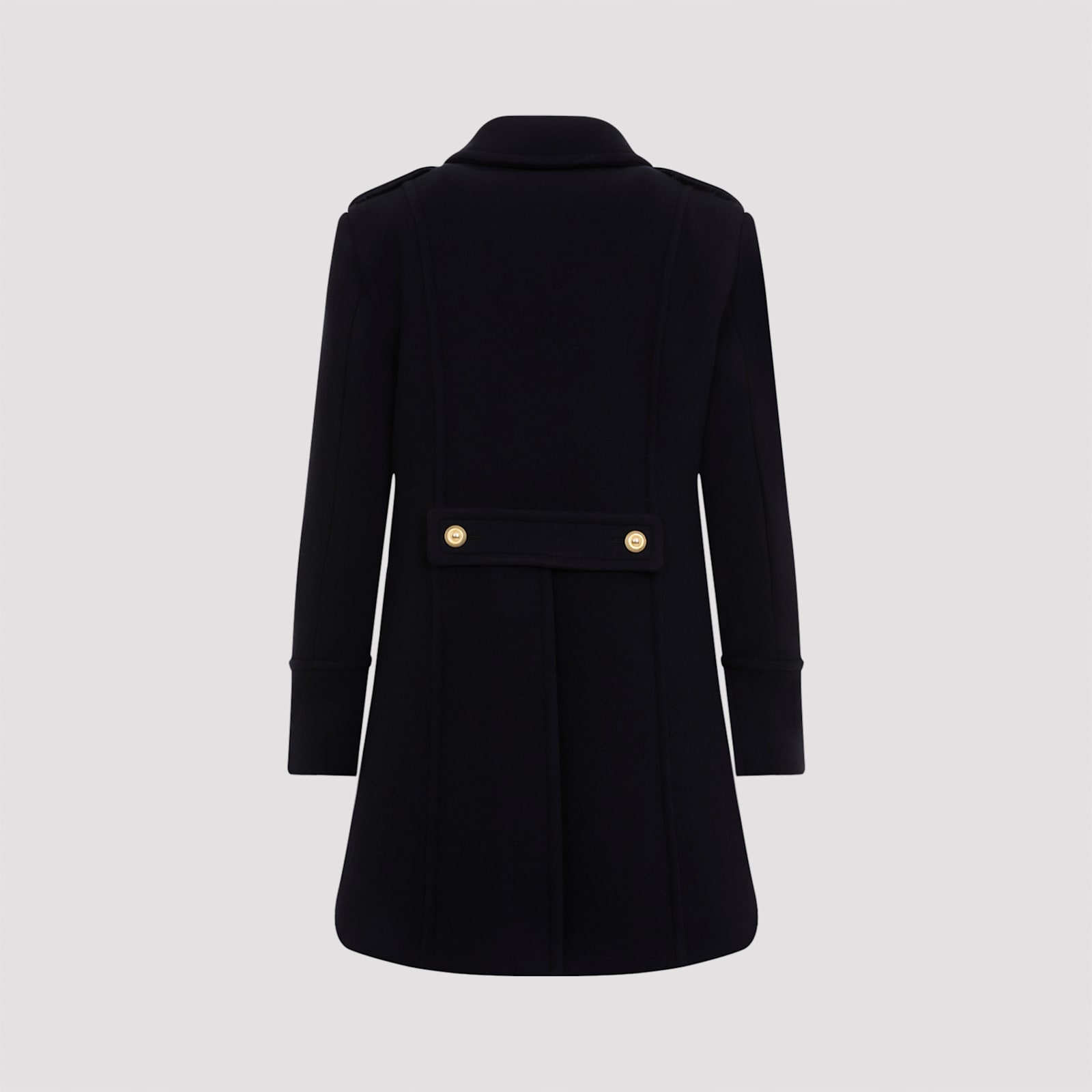 Shop Tom Ford Virgin Wool Coat In Navy