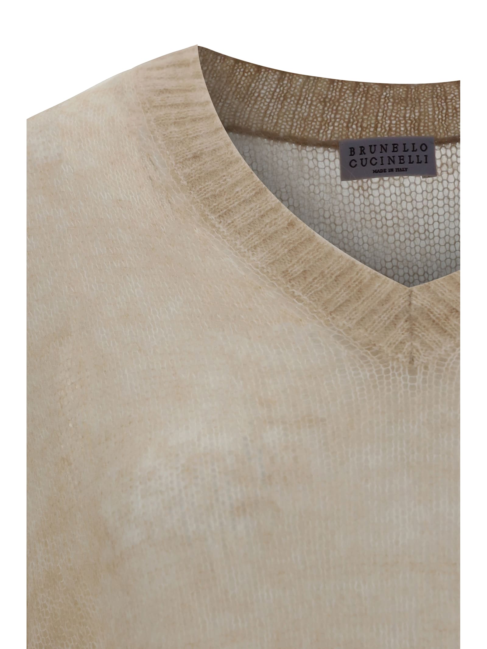 Brunello Cucinelli Sparkling Mohair And Wool Sweater