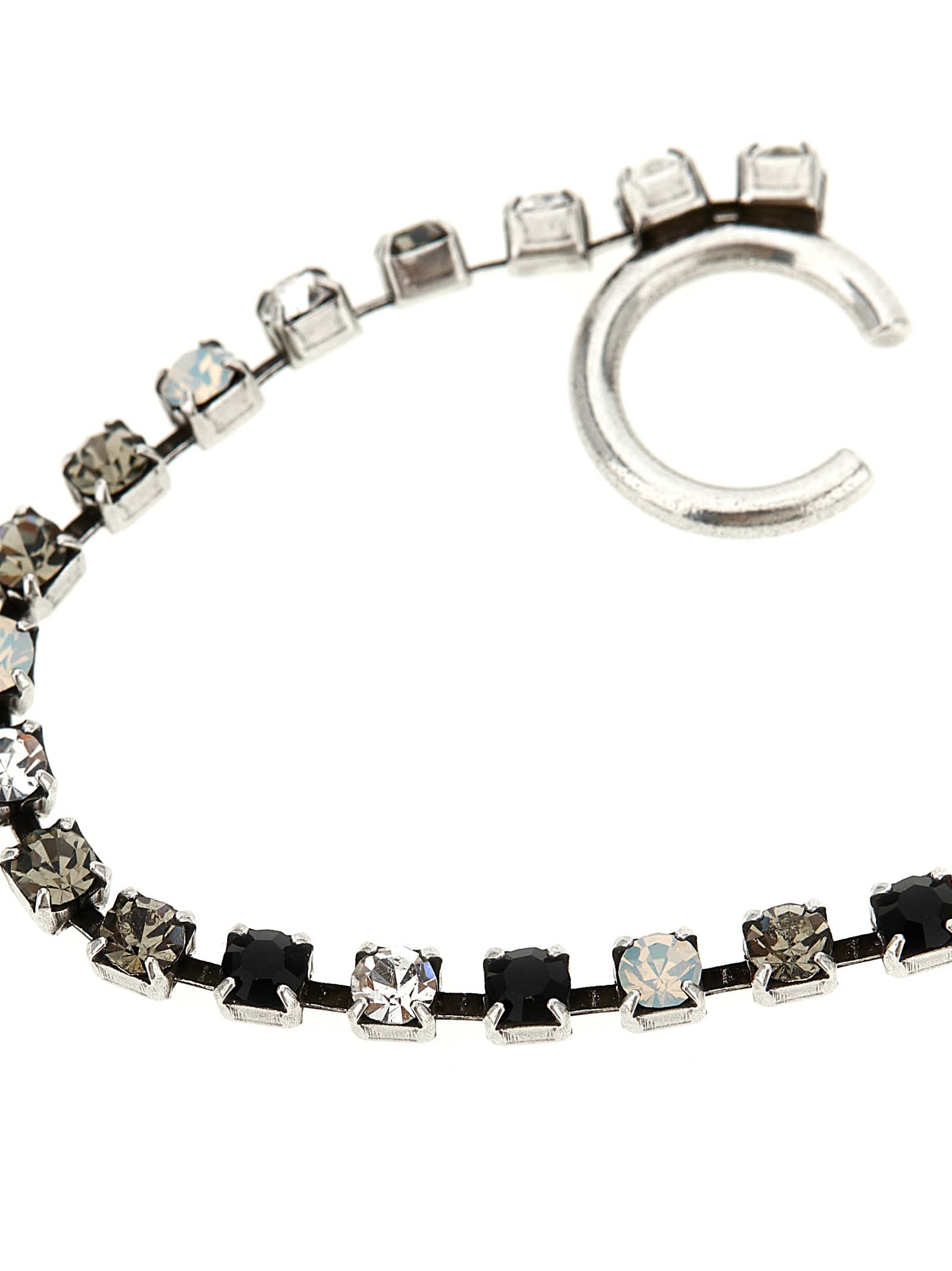 Isabel Marant Ear Cuff Pin And Heart Jewelry Silver In Metallic