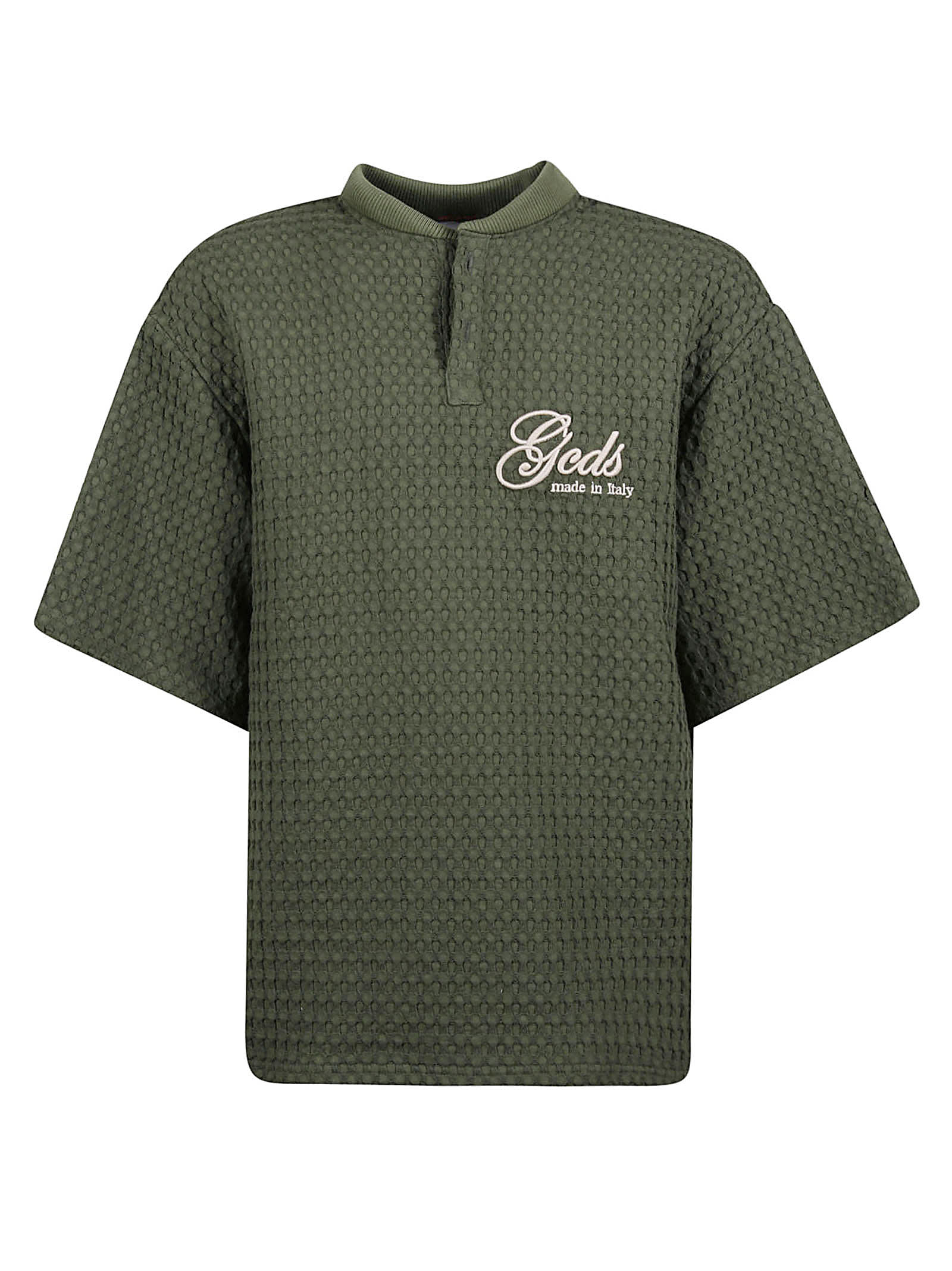 GCDS Logo Embroidered Top