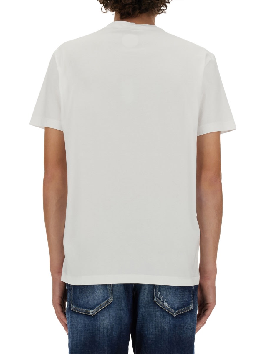 Shop Dsquared2 Logo Print T-shirt In White