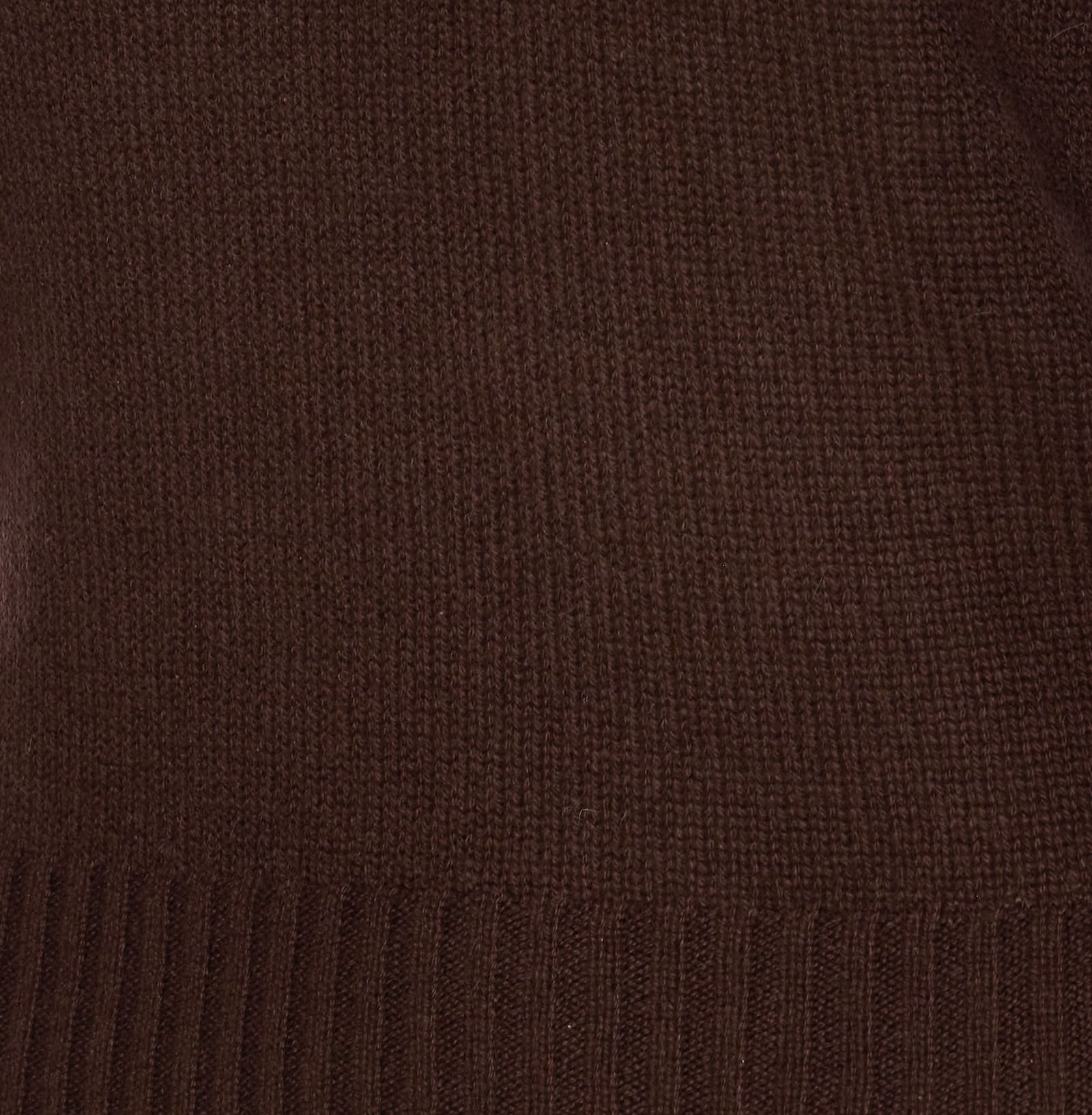 Allude Crewneck Sweater In Brown