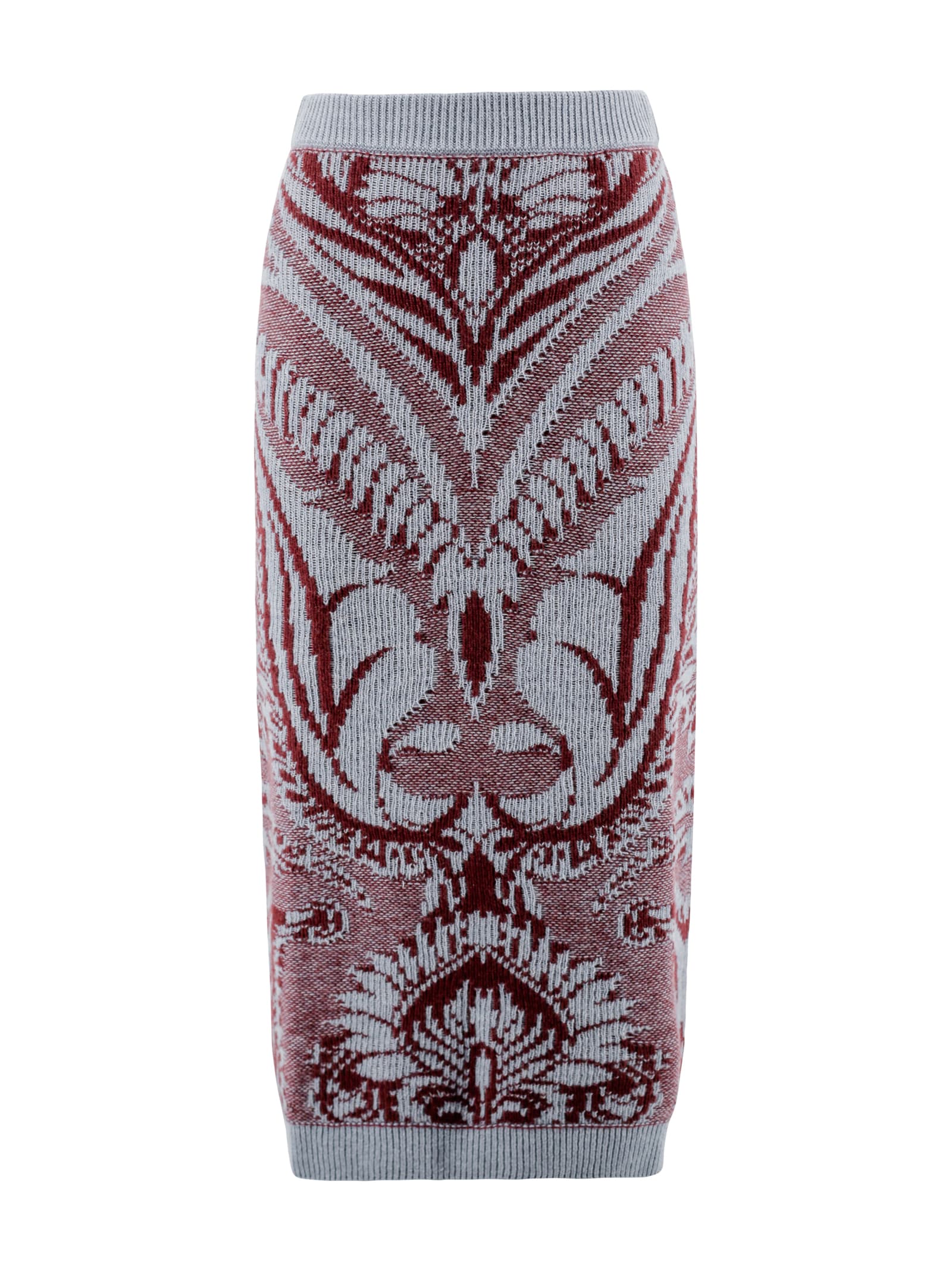 Shop Etro Patterned Pencil Skirt