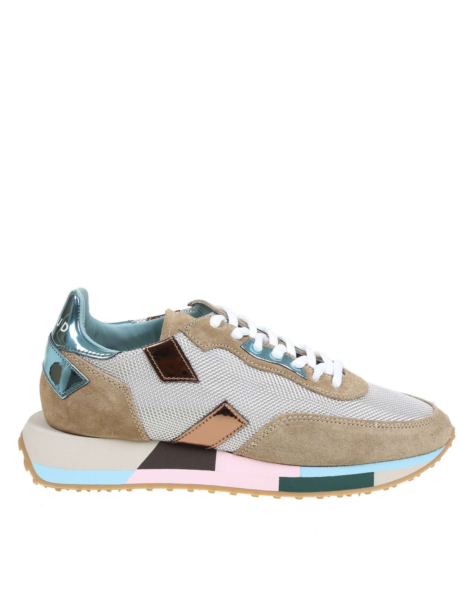 Ghoud Sneakers Rush In Leather And Suede