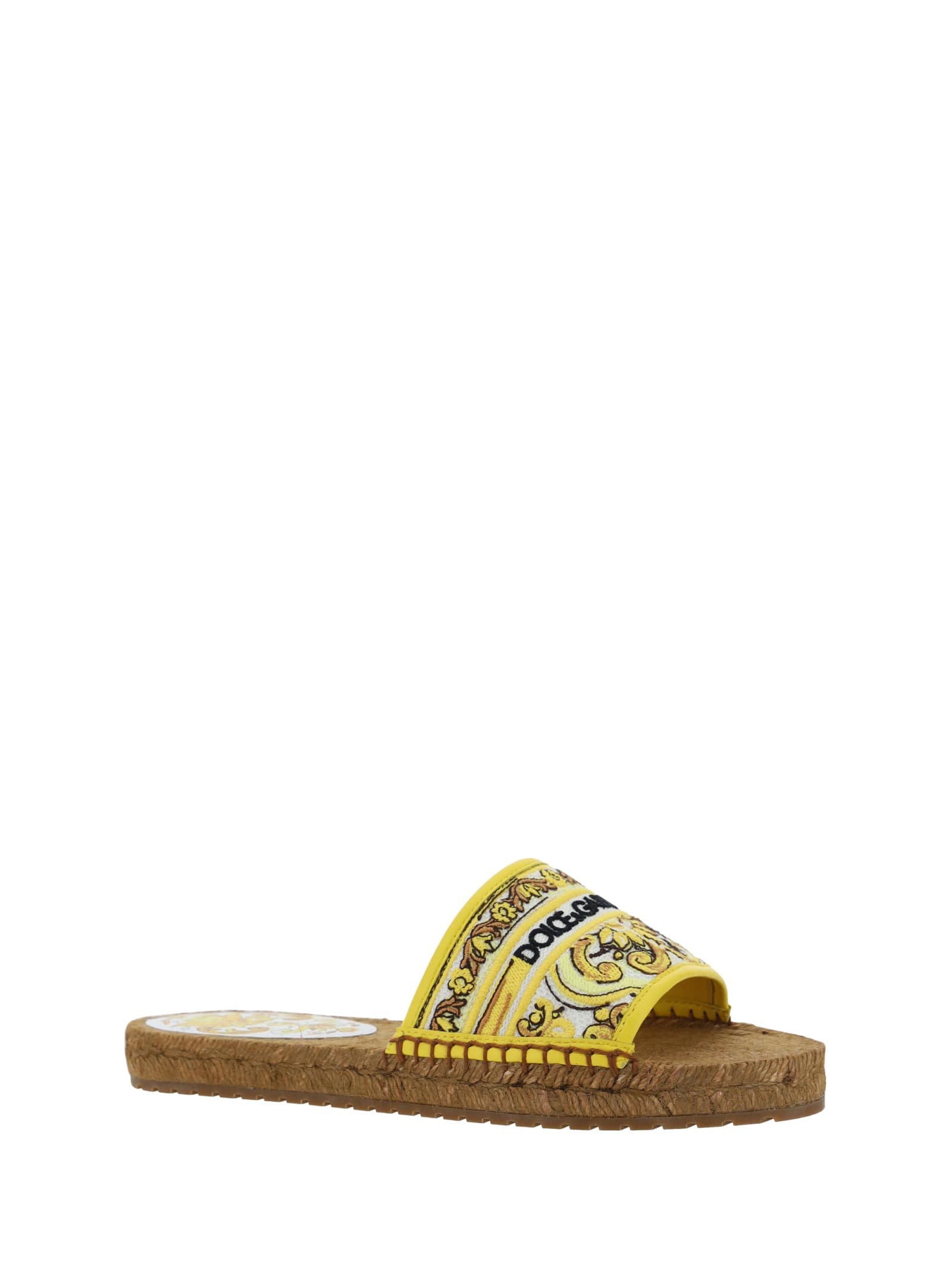Shop Dolce & Gabbana Sandals In Multicolor/sole
