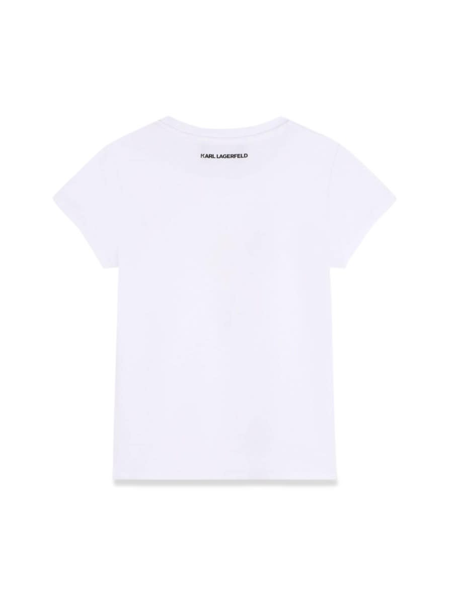 Shop Karl Lagerfeld Tee Shirt M/l In Multicolour