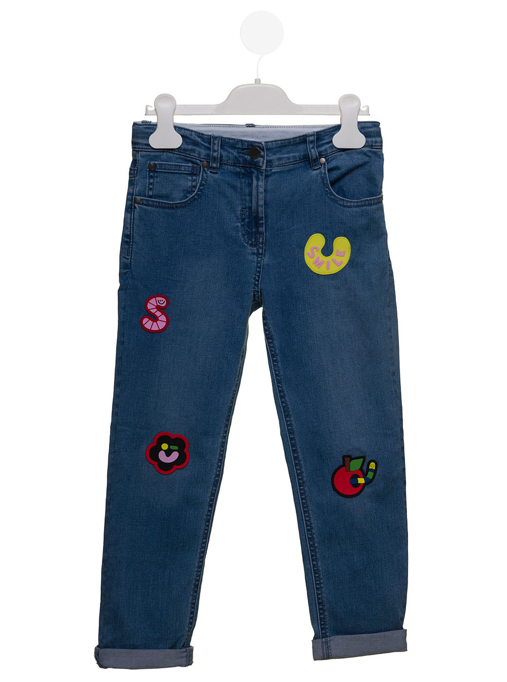 Stella Mccartney Kids Girls Jeans With Patches