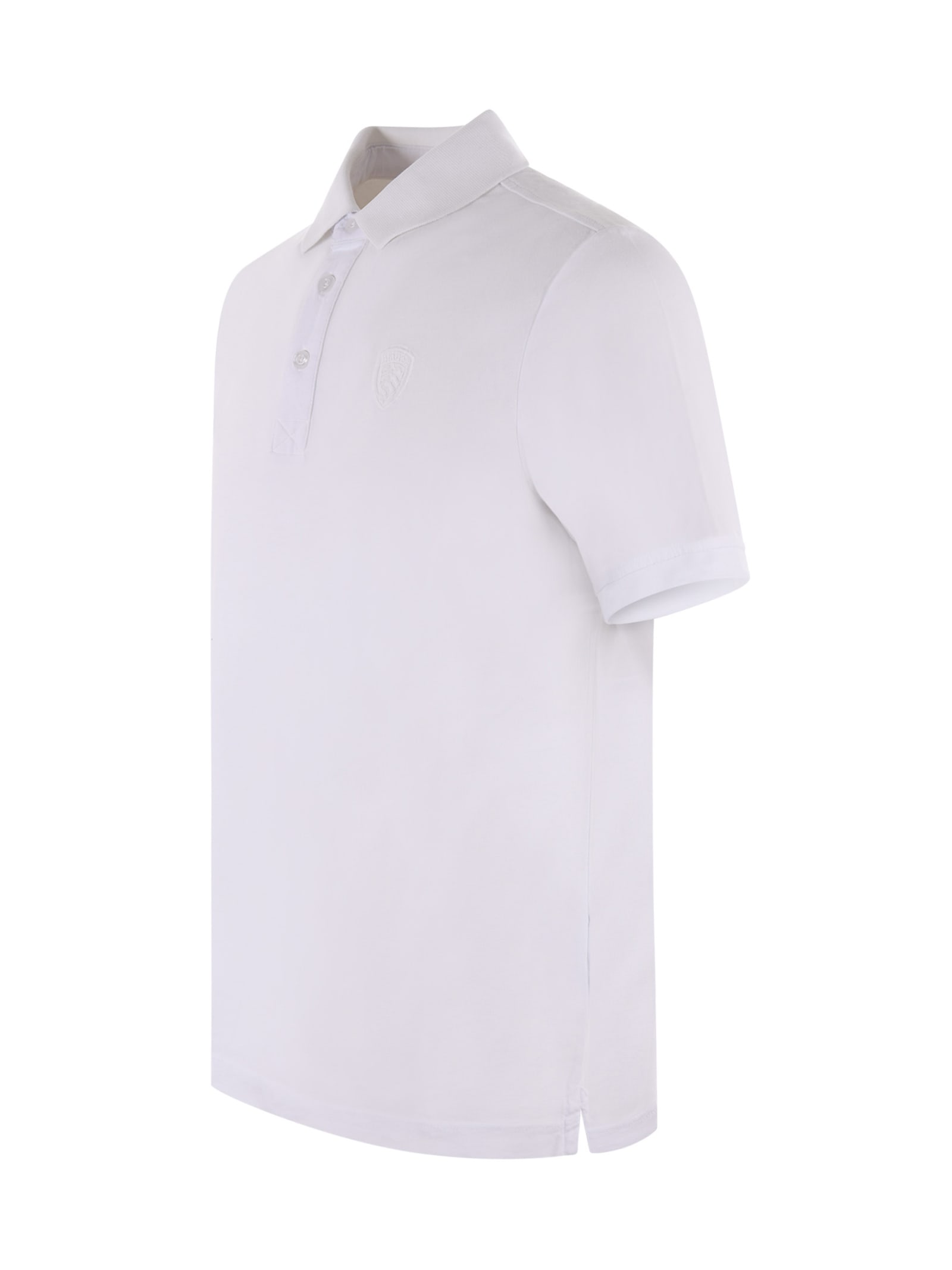 Shop Blauer Polo Shirt In White