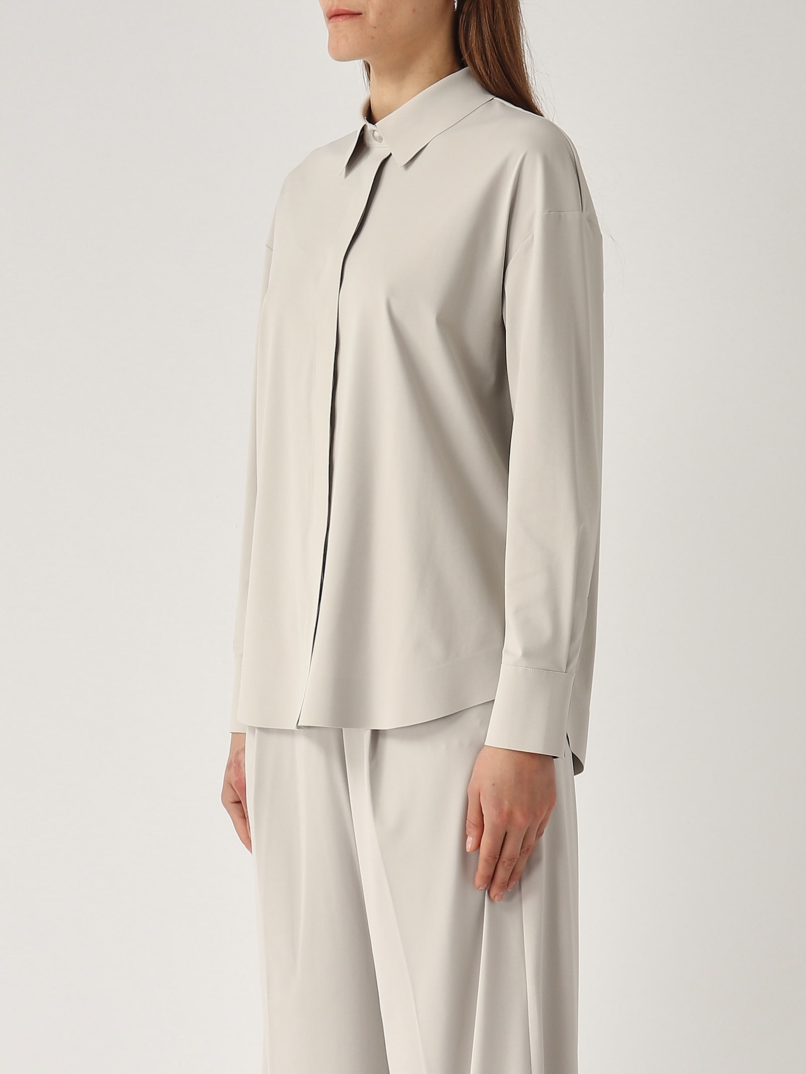 Max Mara Lepanto Shirt In Ghiaccio