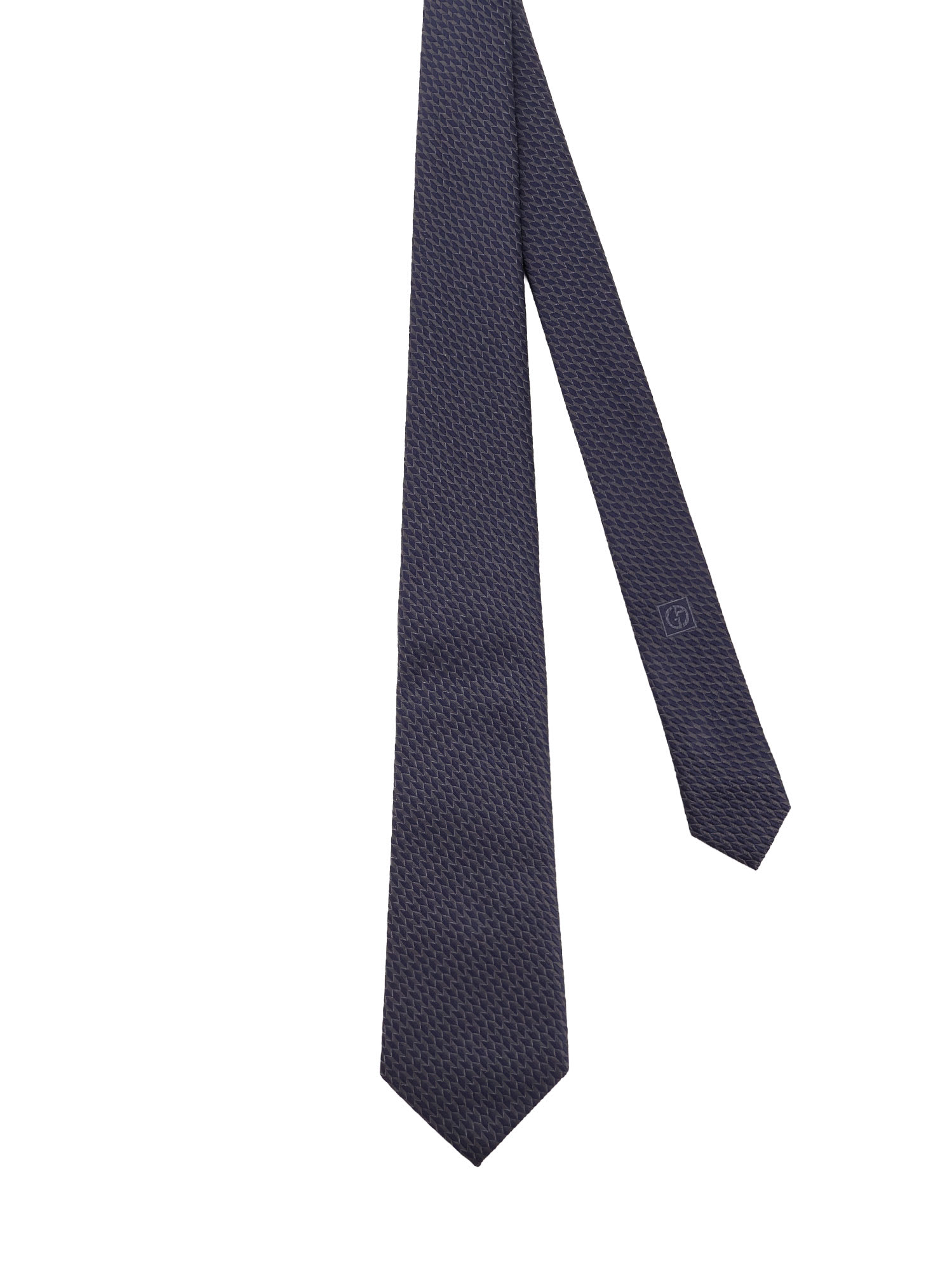 Giorgio Armani Men Silk Tie In Blue