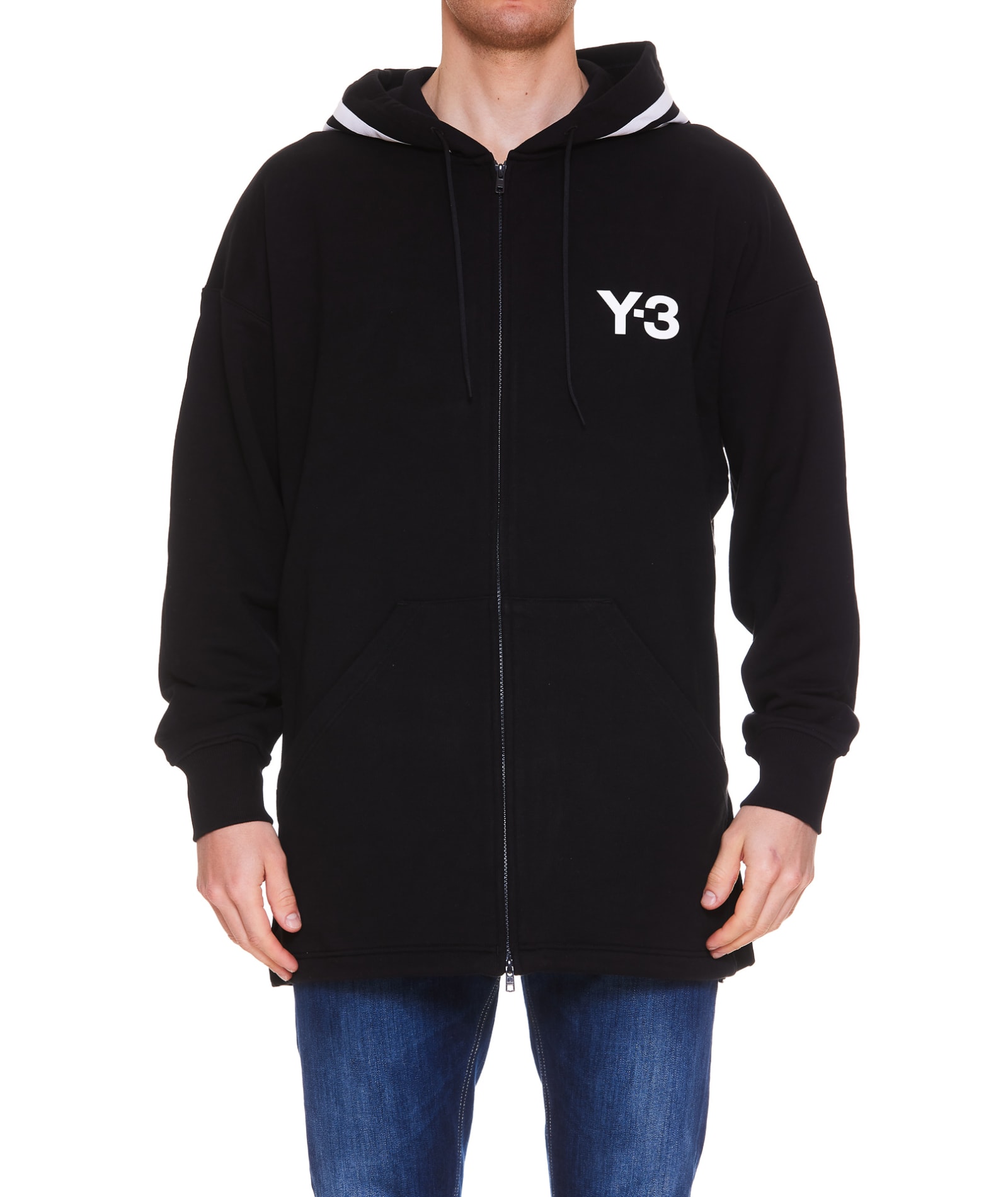 Y-3 Logo Zipped Sweatshirt