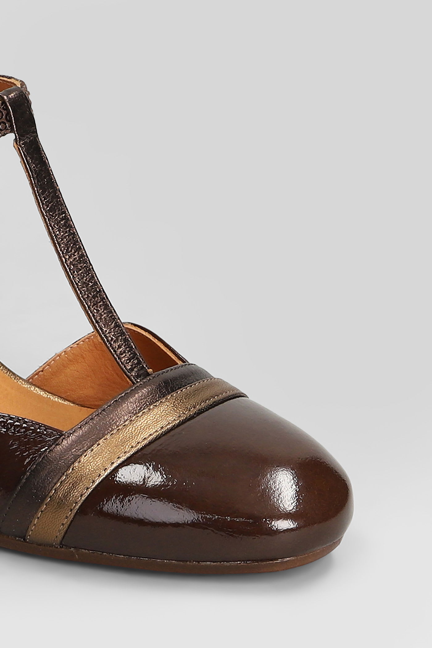 Chie Mihara 65mm Miver Sequin-embellished T-bar Pumps In Brown