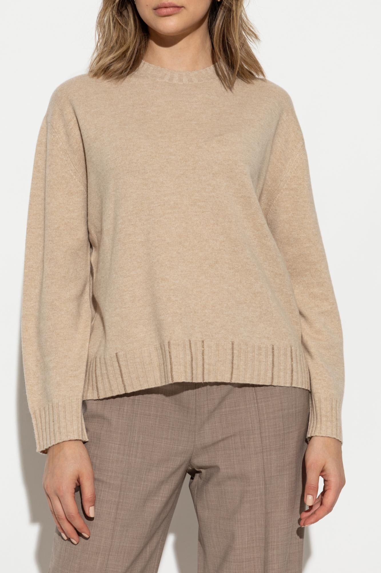 Fabiana Filippi Wool Sweater In Nude