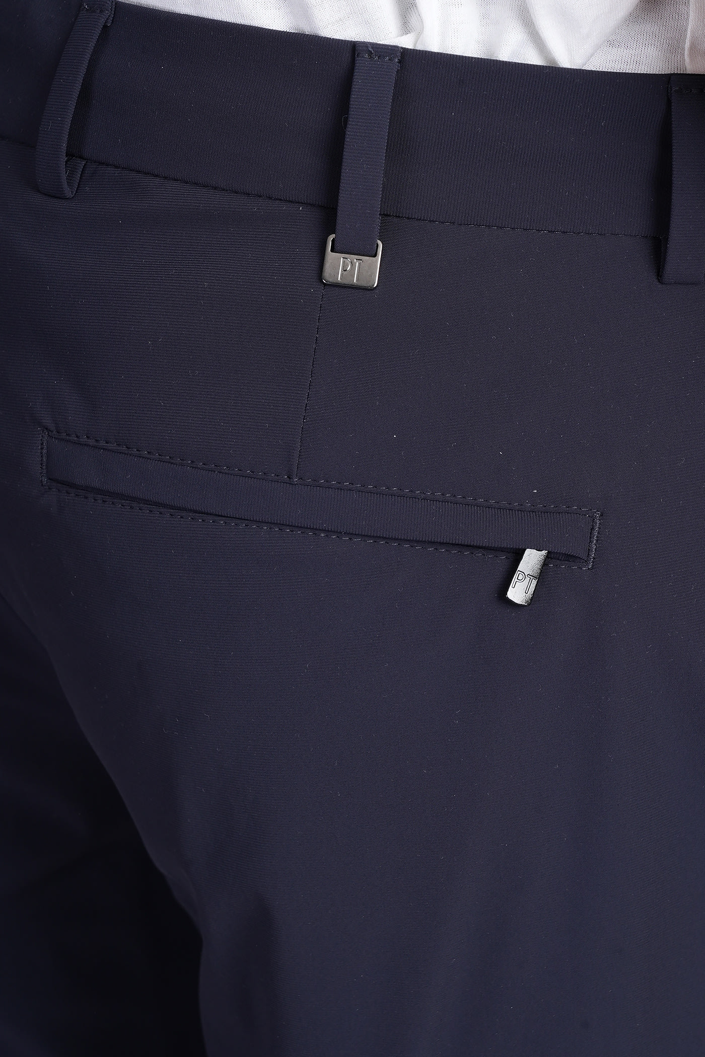 Pt Torino Cv16 Pants In Blue Polyamide In Blue