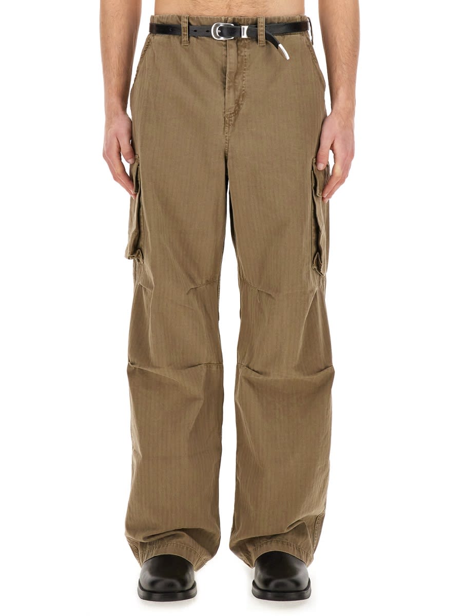 Shop Our Legacy Cargo Pants In Green