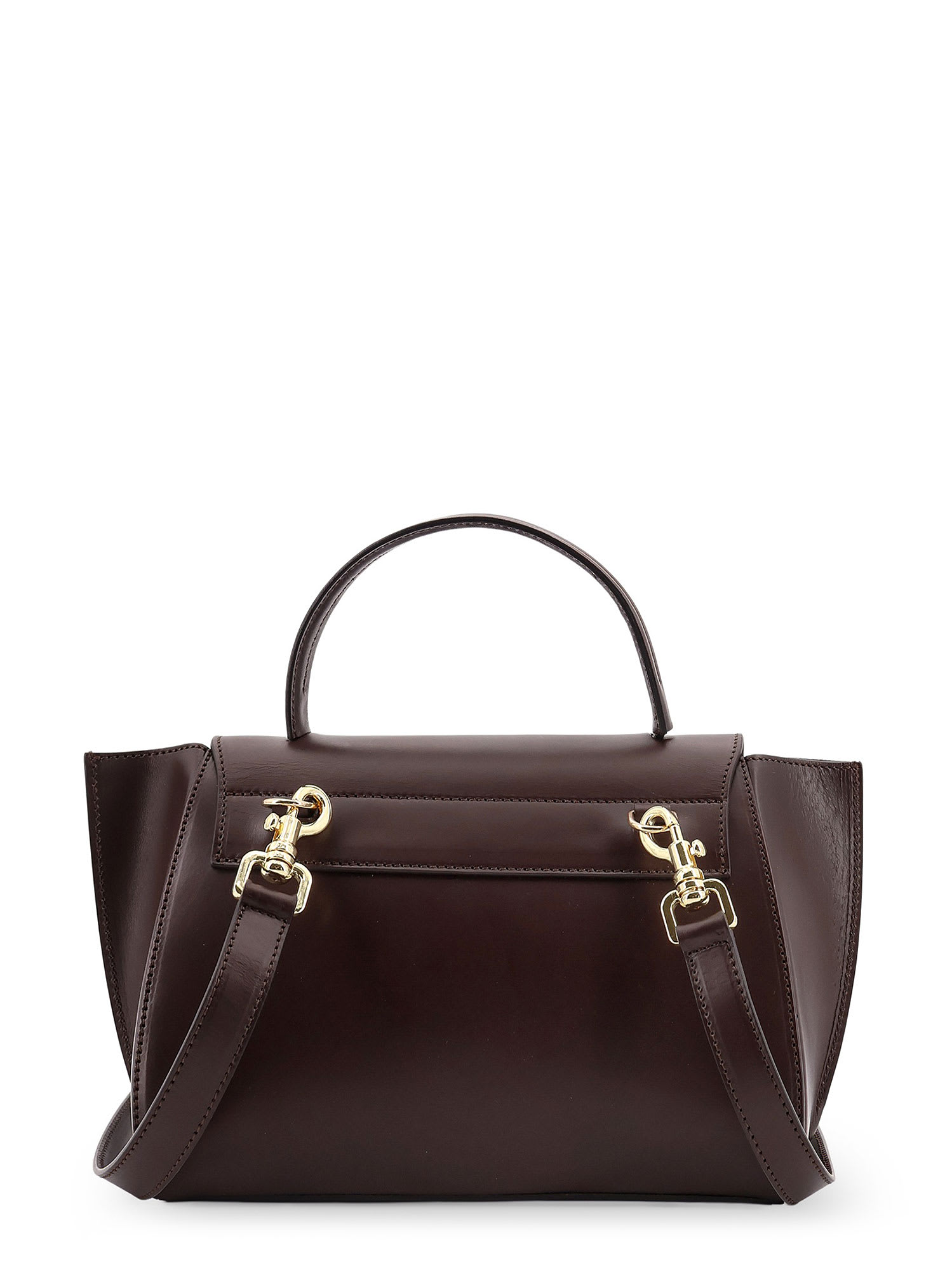 Atp Atelier Arezzo Leather Shoulder Bag In Brown