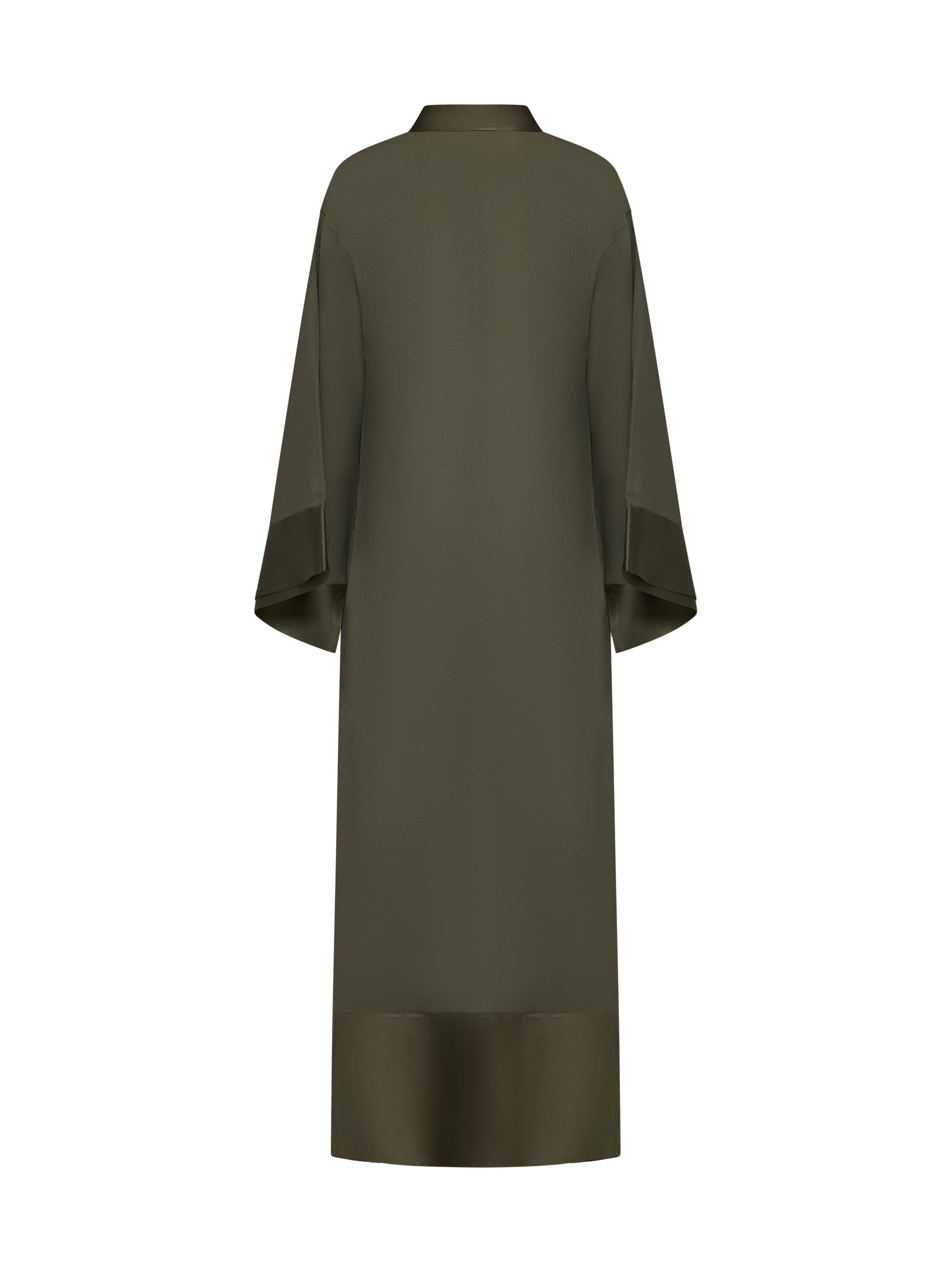 Shop Taller Marmo Dress In Forest Green