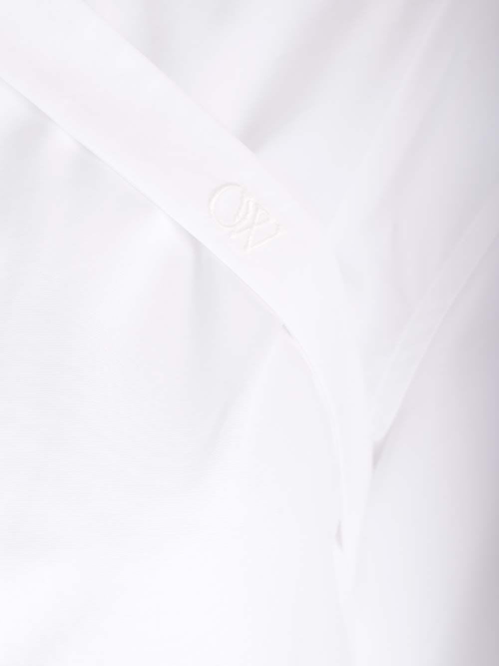 Shop Off-white Harness Collar Shirt In White