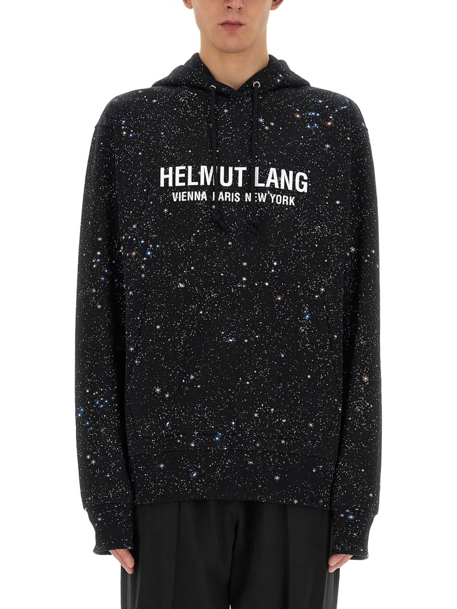 Shop Helmut Lang Sweatshirt With Logo In Black