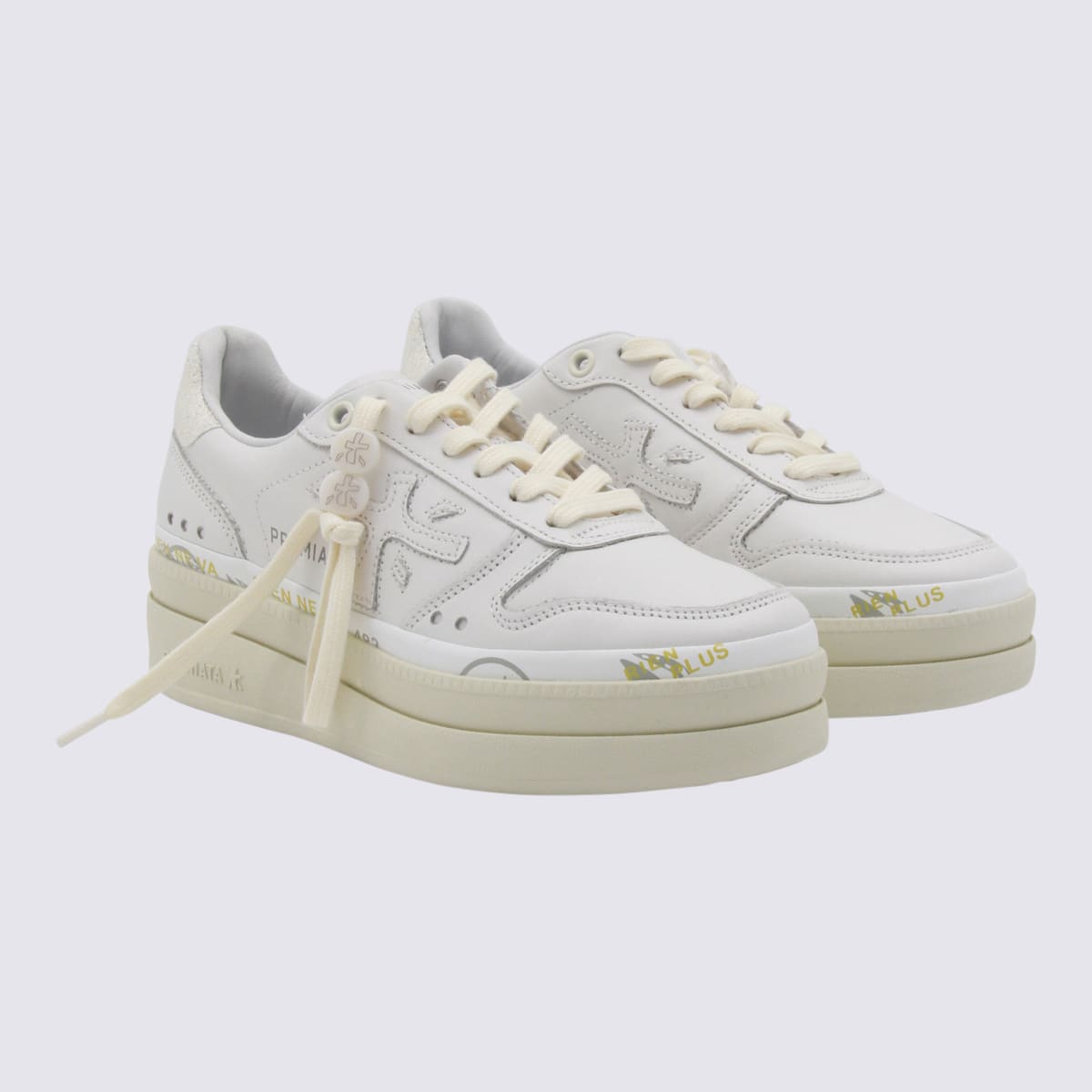 Premiata Micol 6788 Platform Sneaker In White