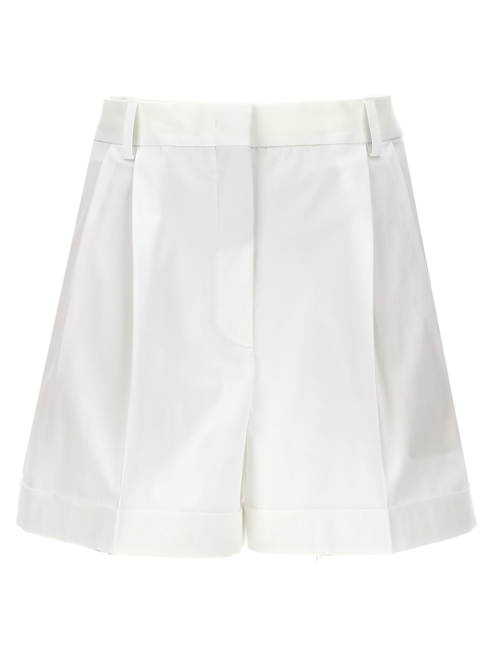 Shop Moschino Classic Shorts In White