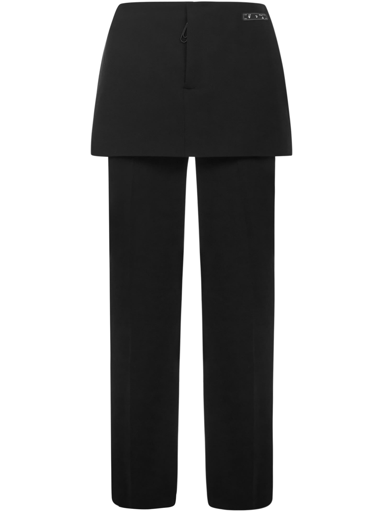 Off-white Mini Eve Trousers In Black
