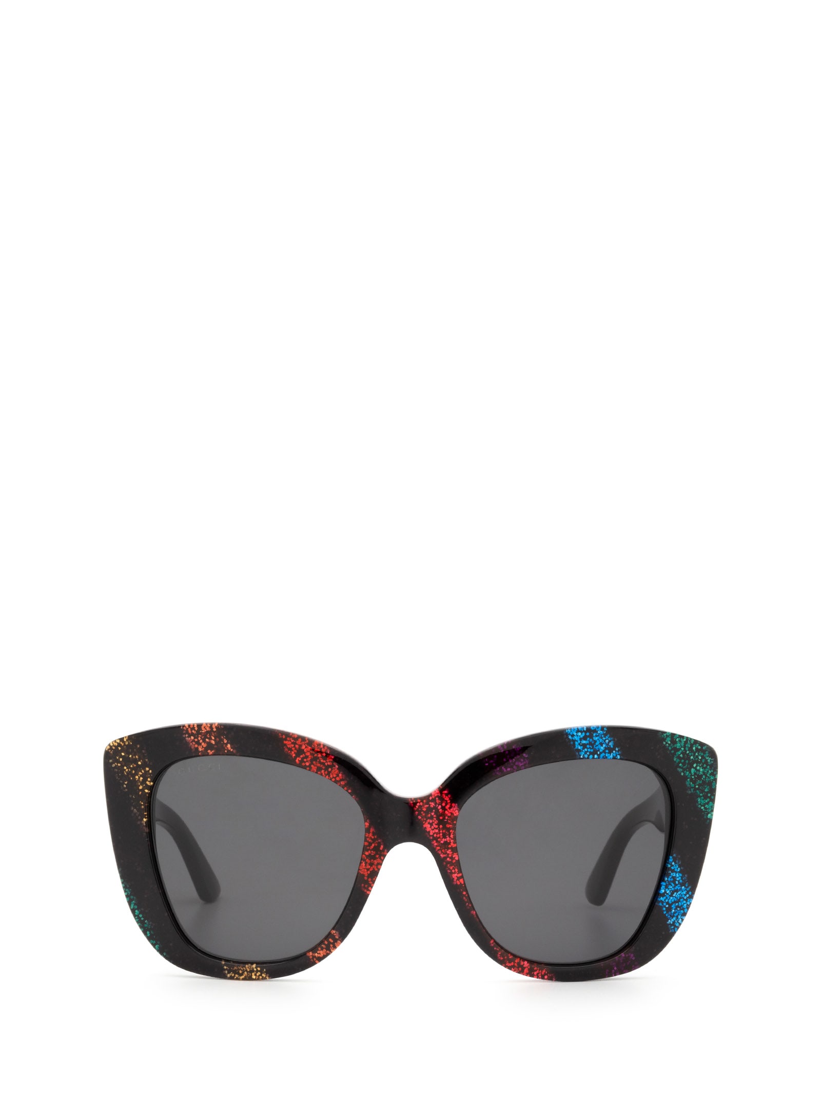 Gucci Gg0327s Black Glitter Sunglasses