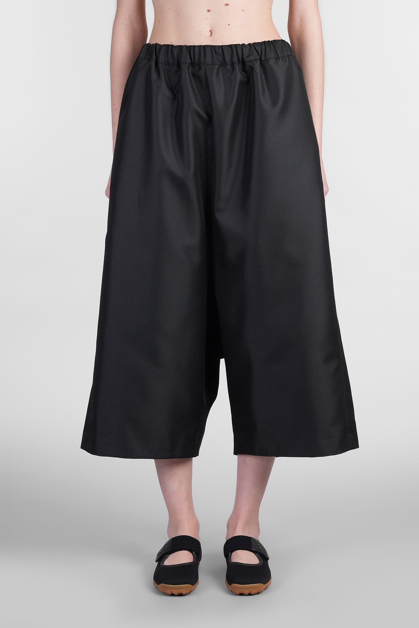 Shop Comme Des Garçons Pants In Black Polyester