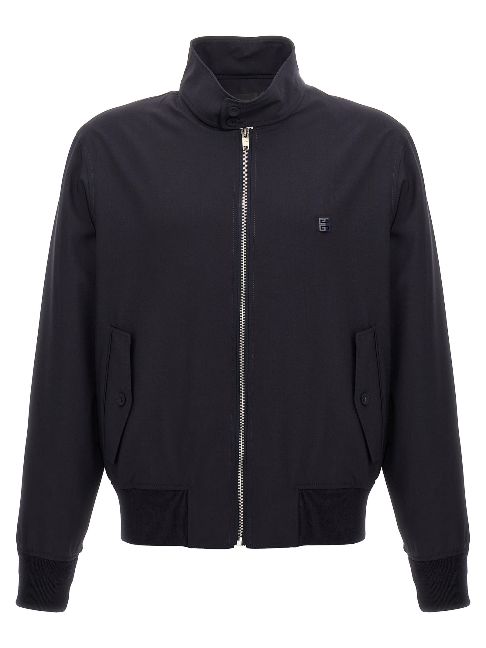 Shop Givenchy Harrington Jacket In Blue