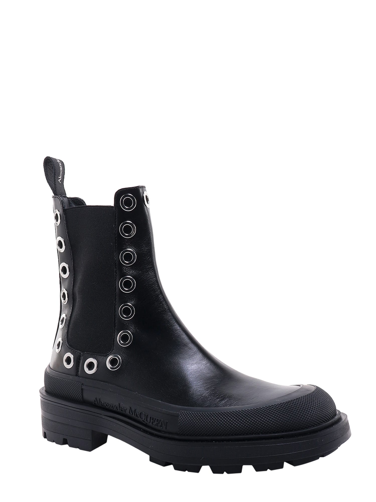 Shop Alexander Mcqueen Stack Boots In Black