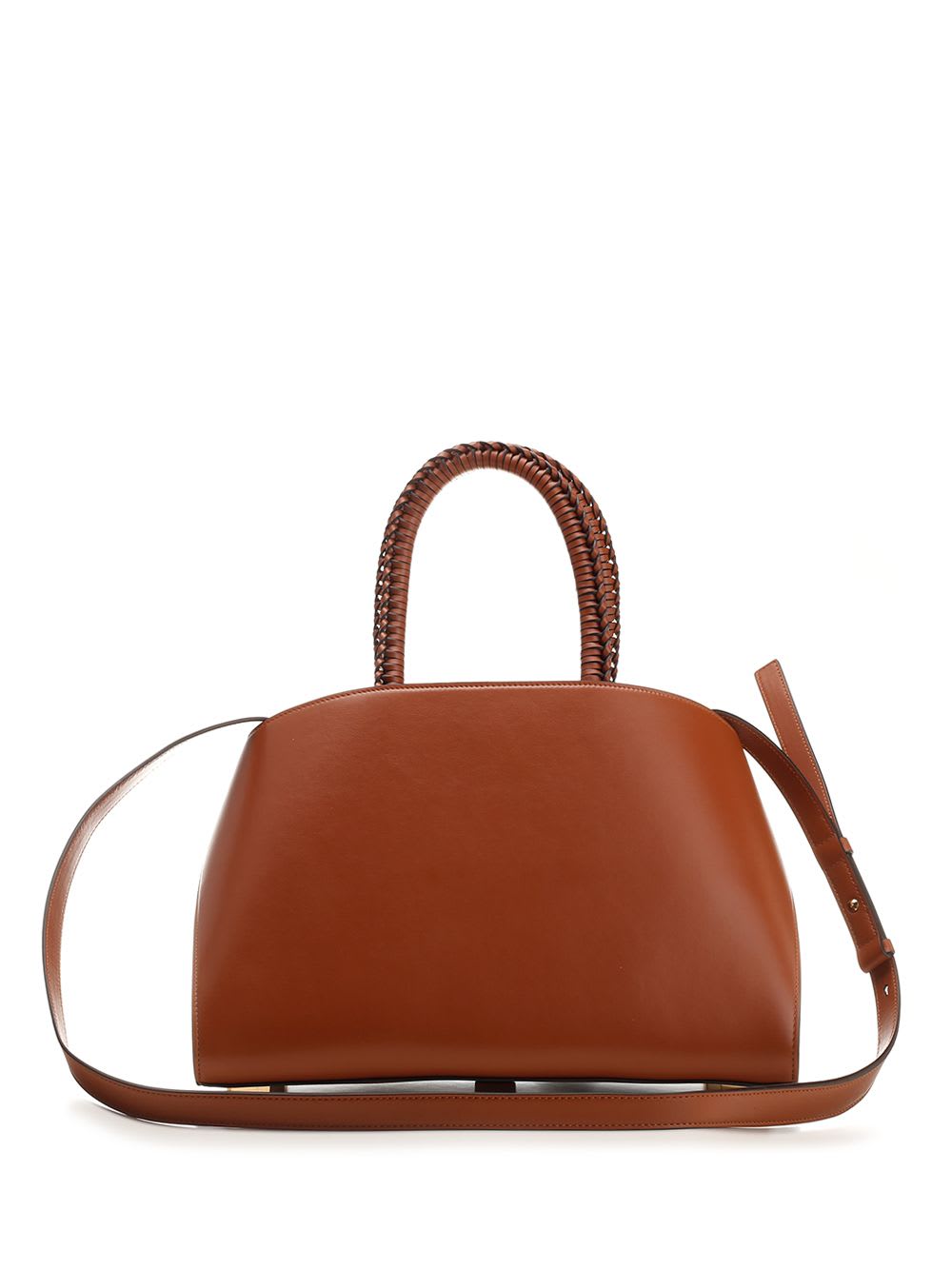 Shop Ferragamo Hug Small In Brown