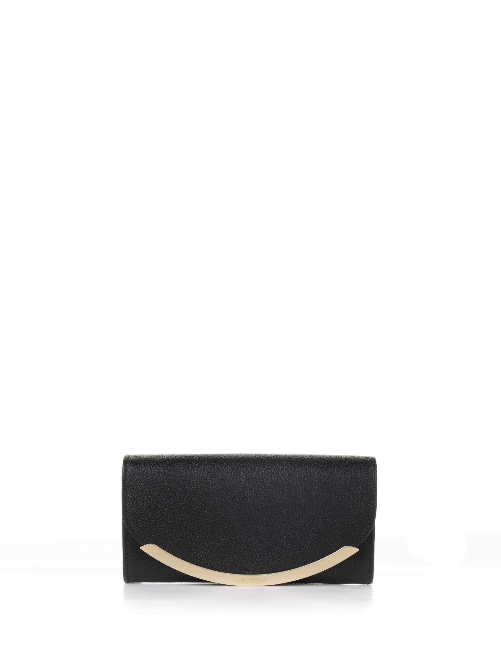 Shop See By Chloé Lizzie Black Leather Wallet
