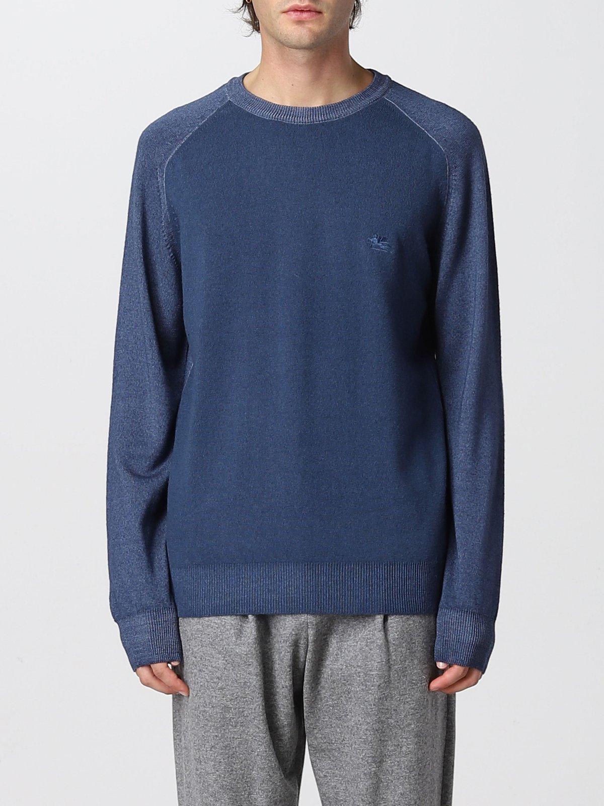 Etro Logo Embroidered Knitted Jumper Etro