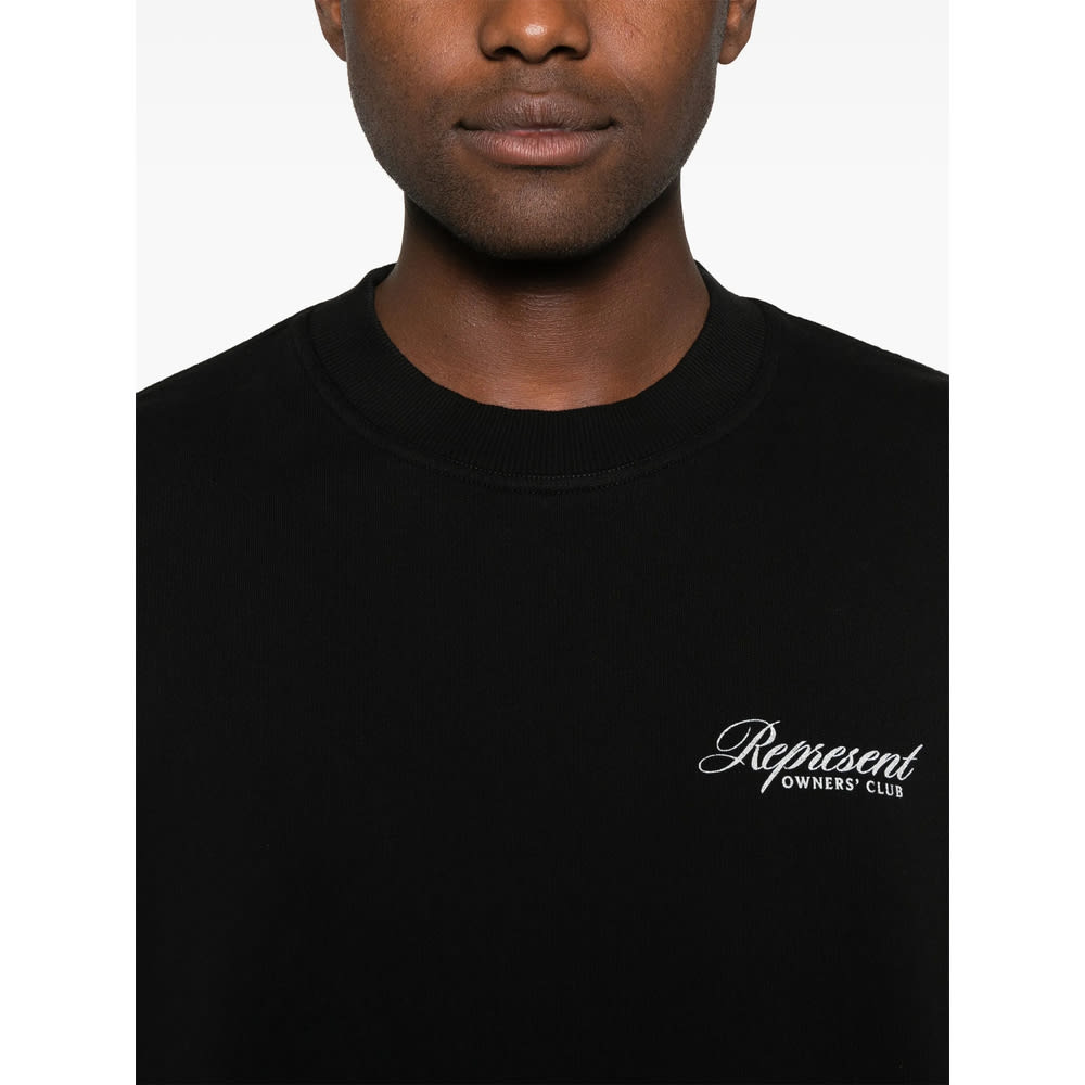 Represent "owners Club Script" Sweatshirt In Black