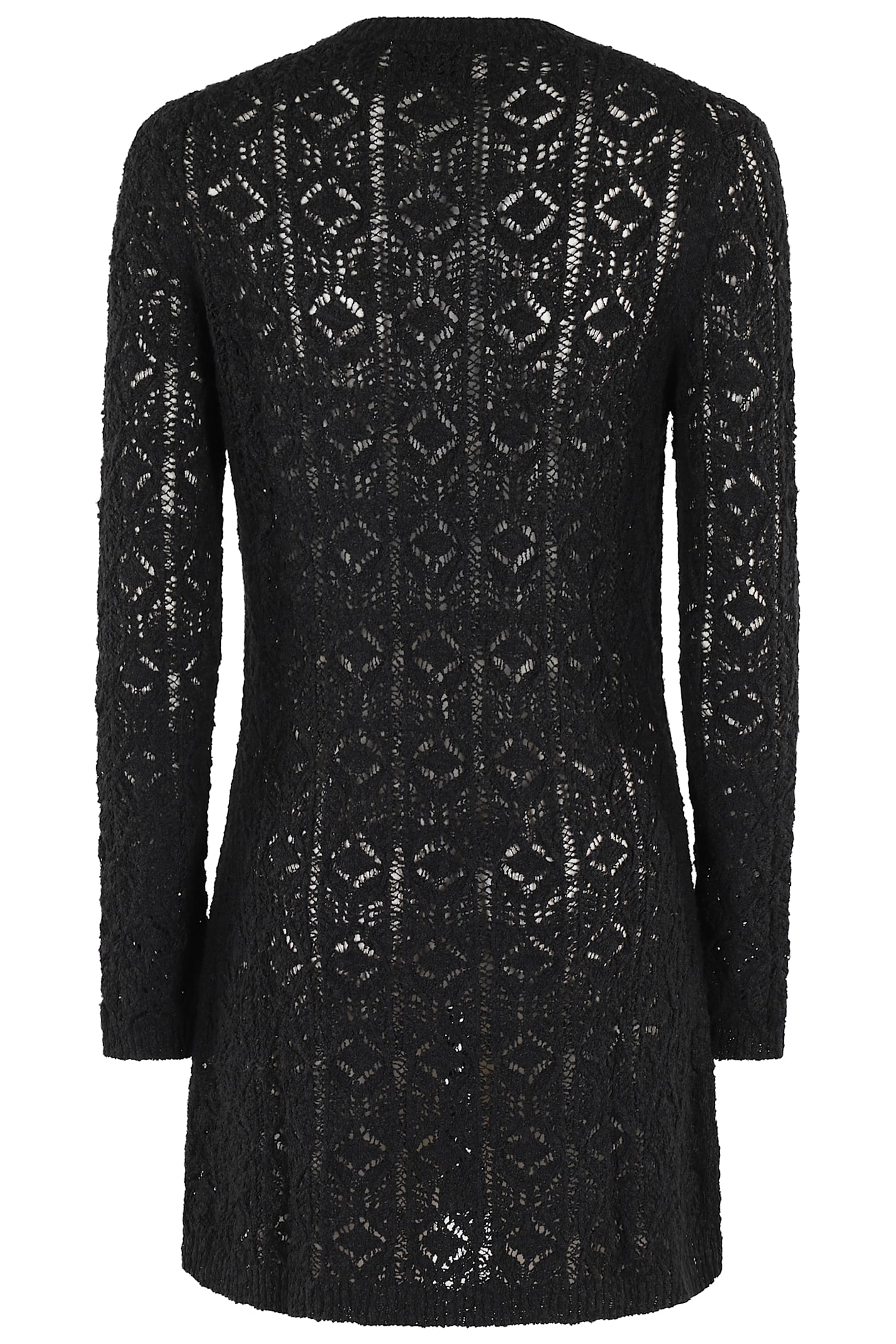 Shop Loulou Studio Lace Stitch Dress In Black