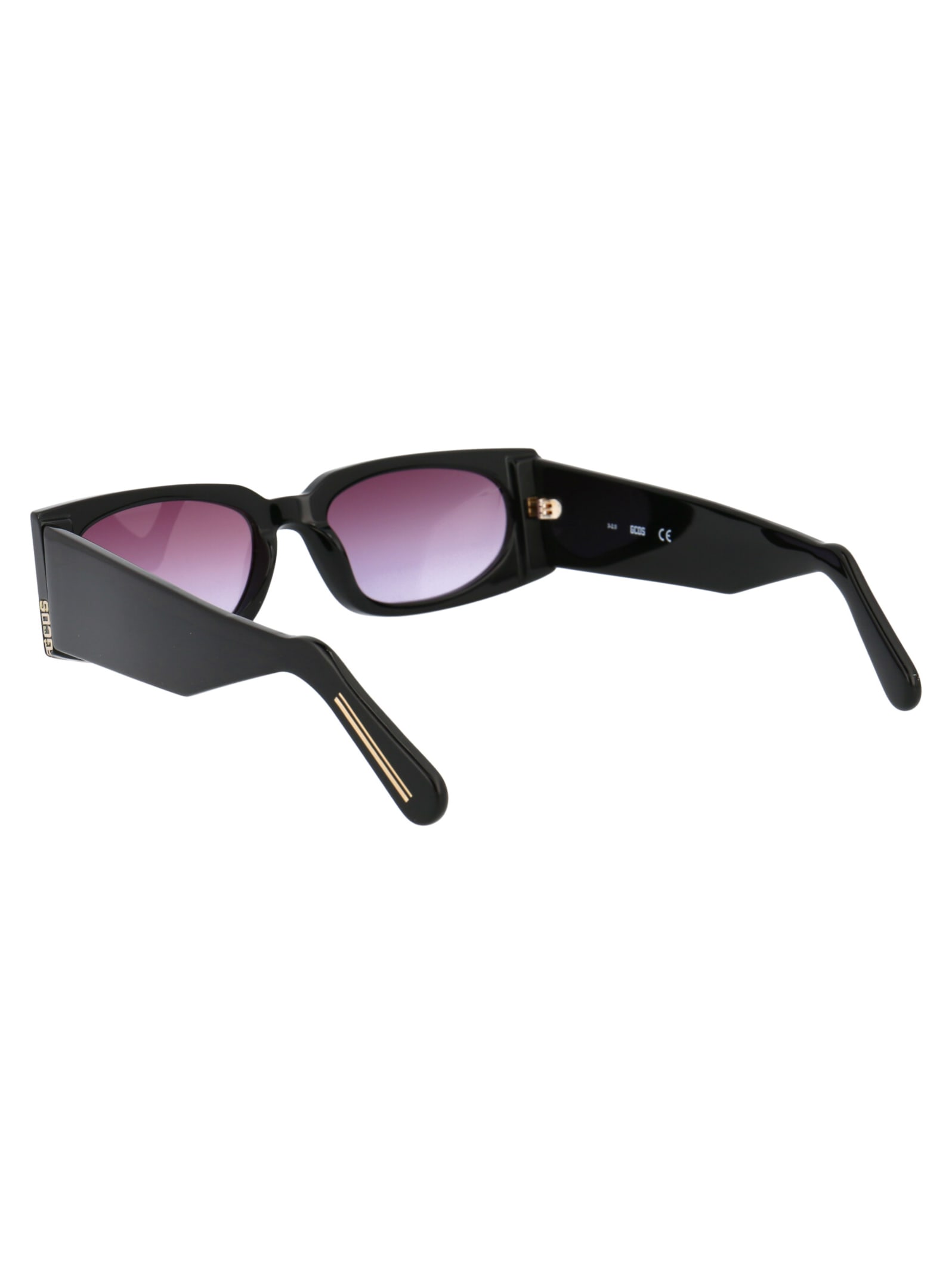 Shop Gcds Gd0016 Sunglasses In 01z Black