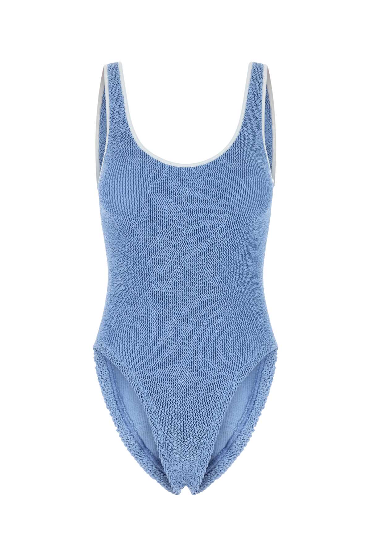 Cerulean Blue Stretch Nylon Faye Swimsuit