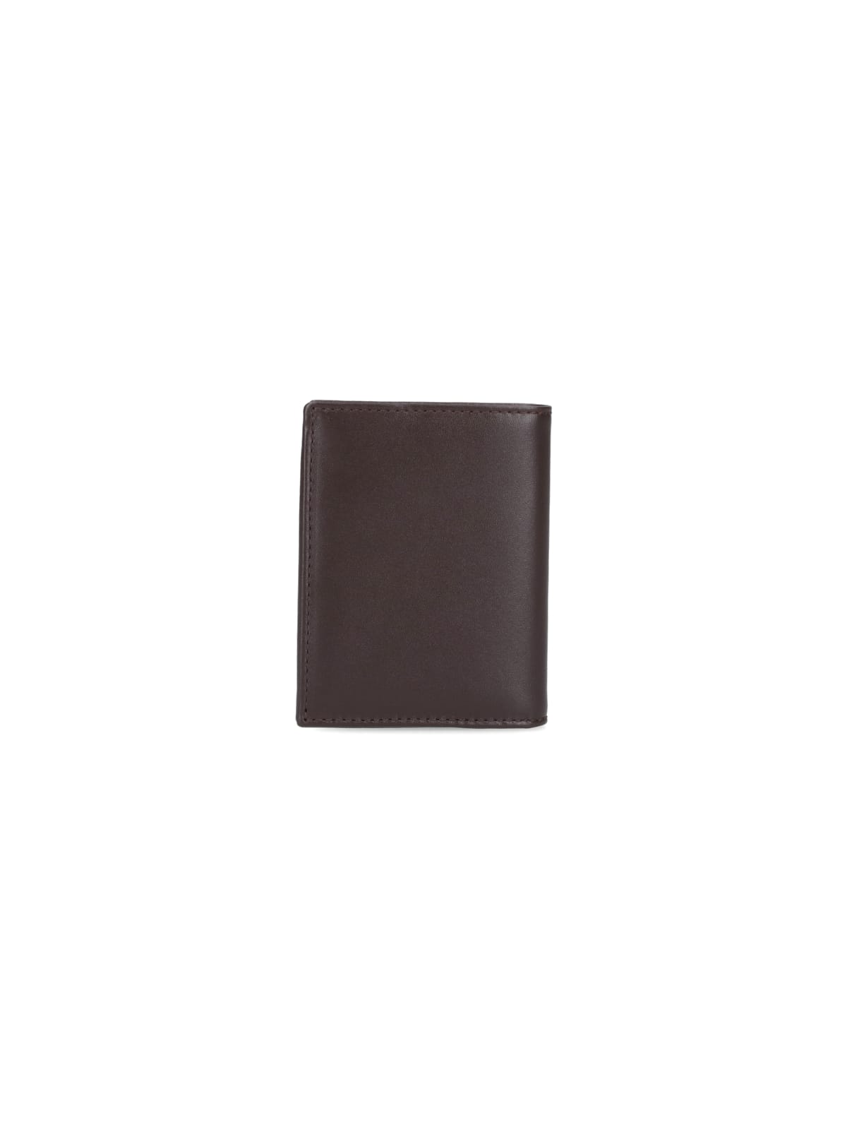 Shop Comme Des Garçons Bi-fold Wallet In Brown