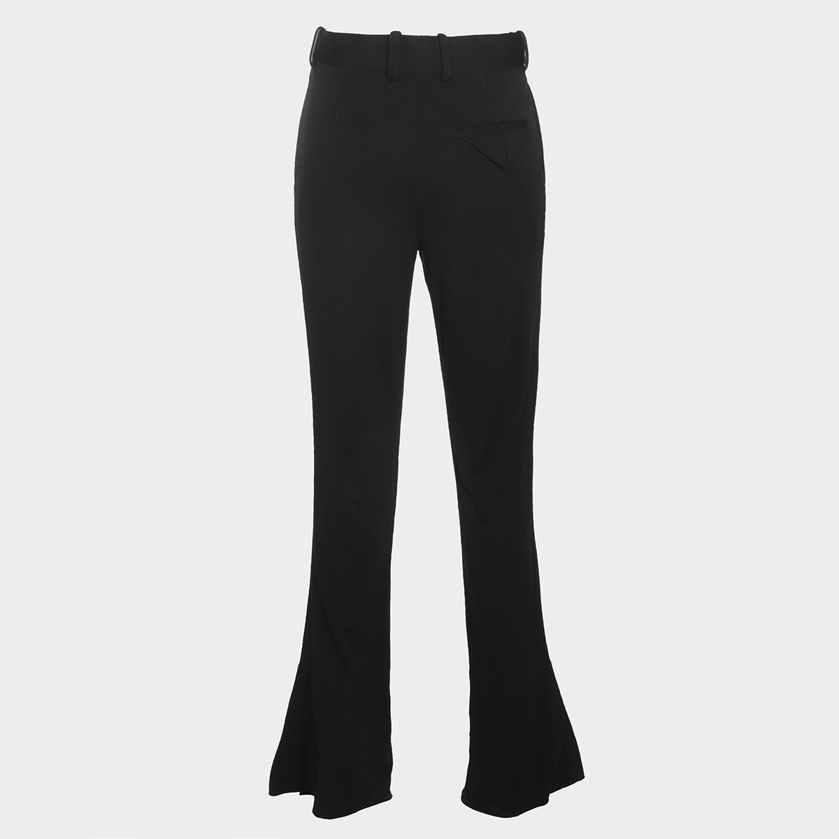 Shop Bottega Veneta Black Viscose Pants