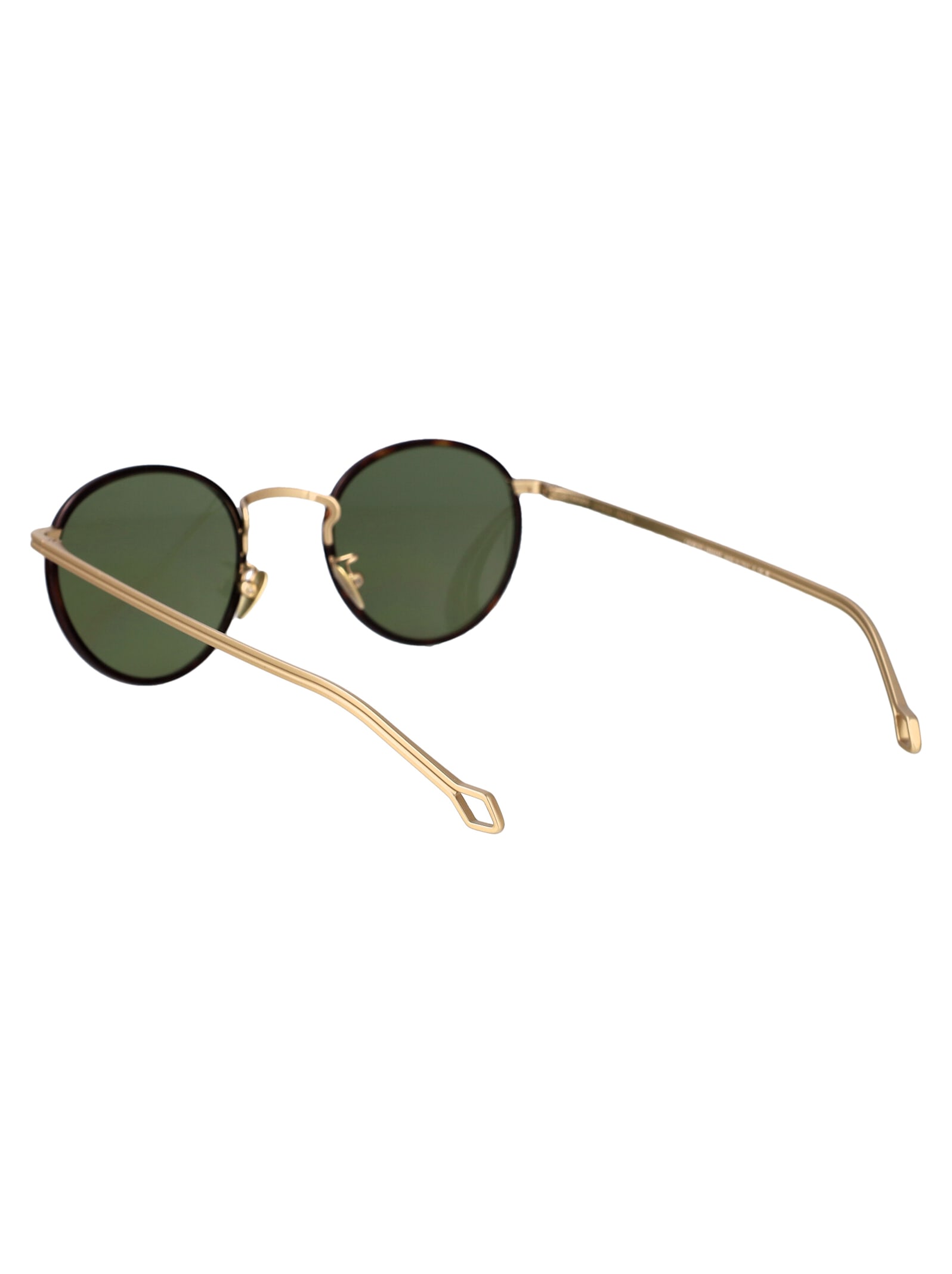 Shop Giorgio Armani 0ar6163j Sunglasses In Gold