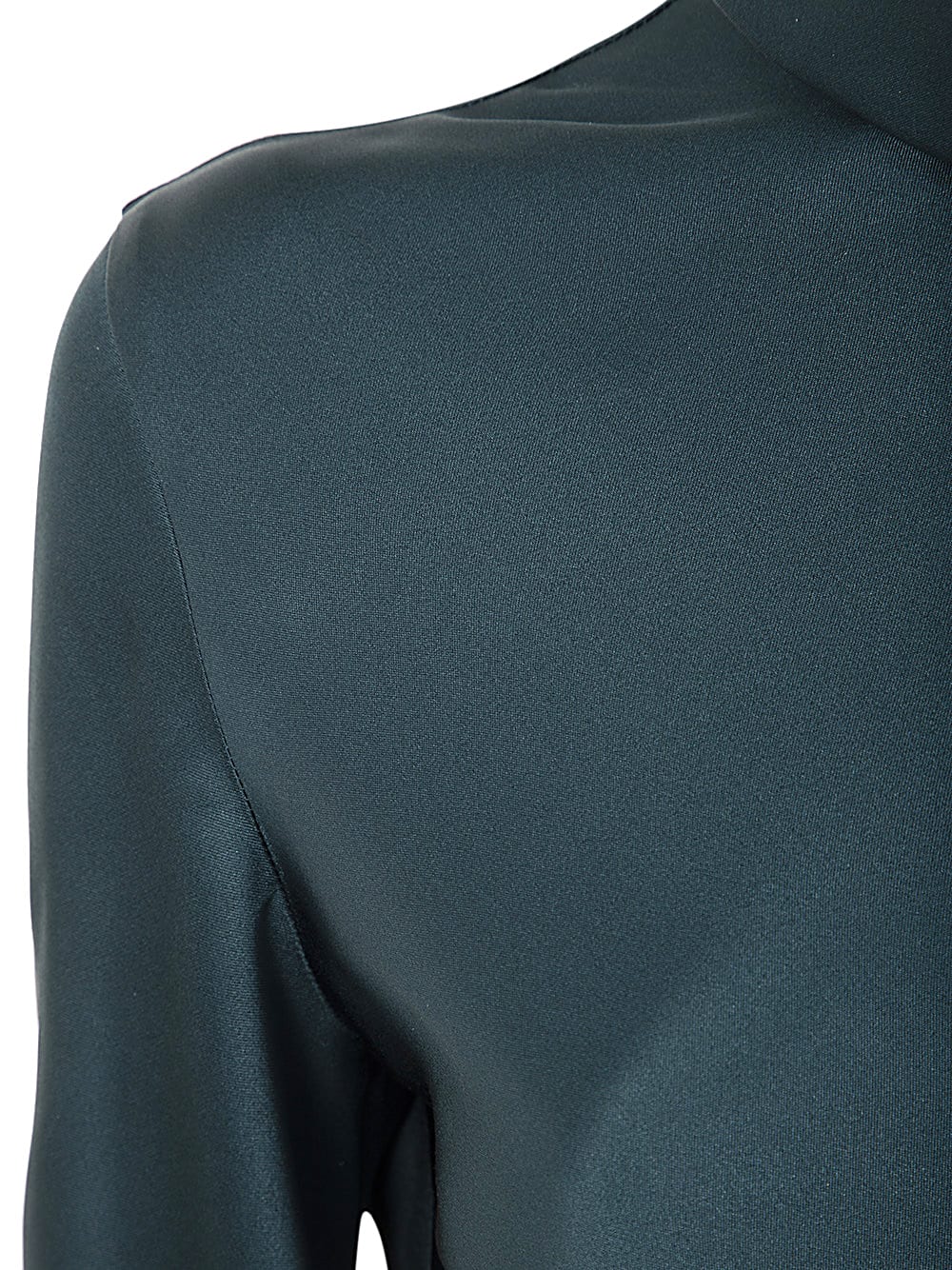 Giorgio Armani High Neck Shirt In Forest