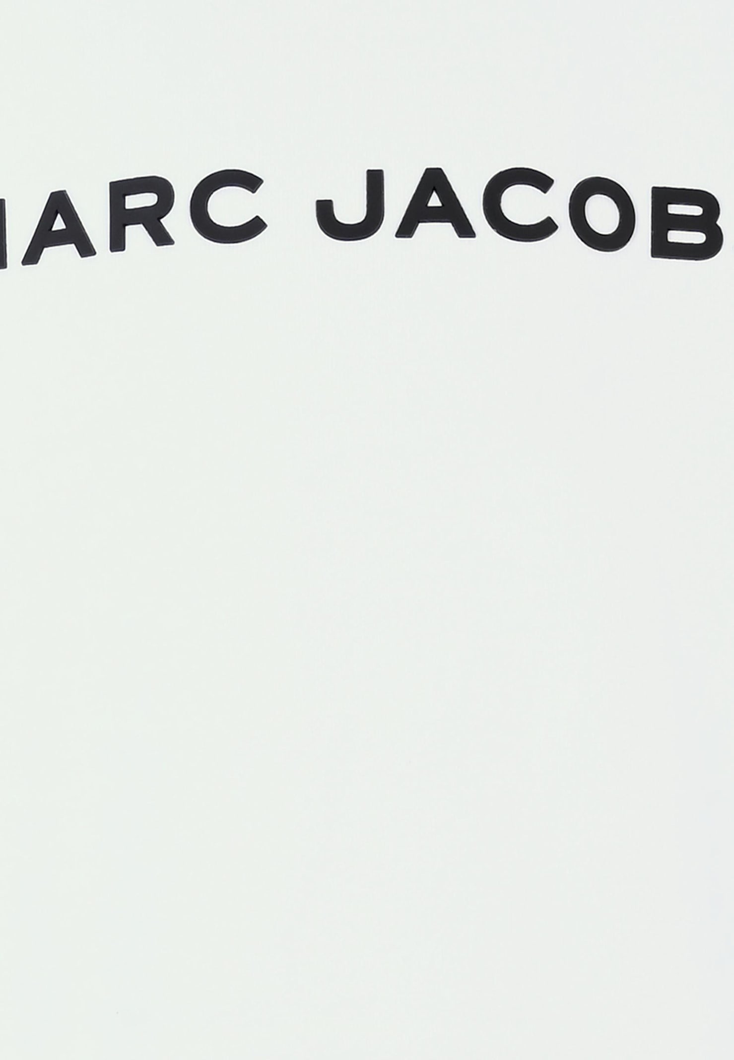 Marc Jacobs White Sweatshirt For Kids With Logo In White