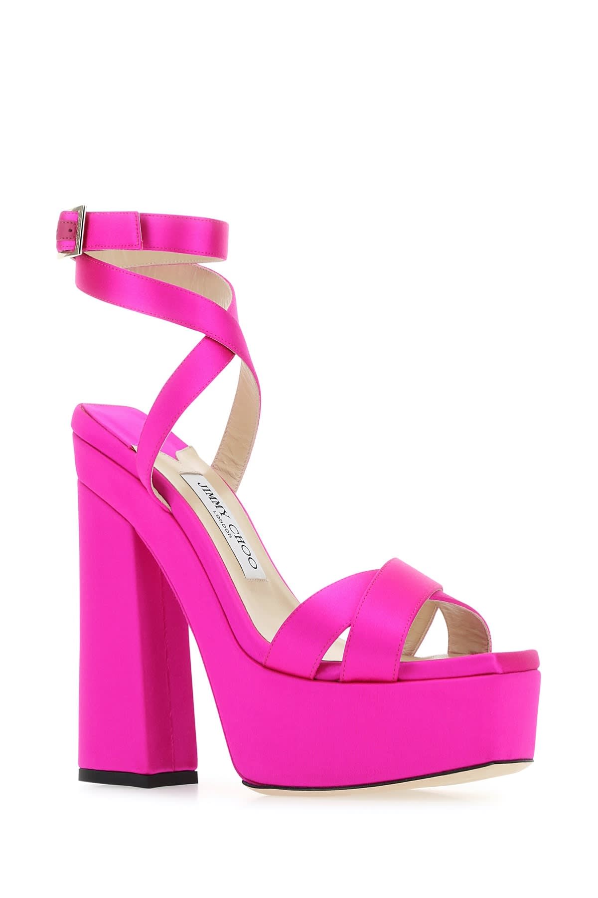 Shop Jimmy Choo Sandali In Fuchsia